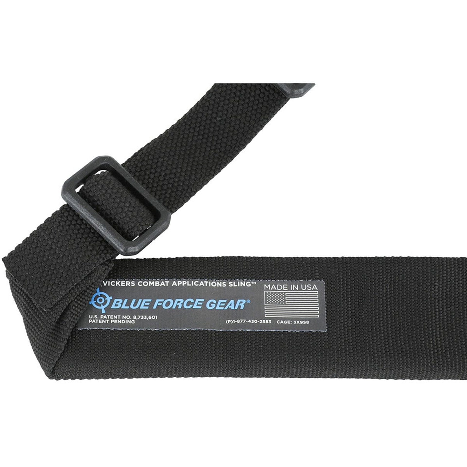 Vickers Padded Push Button Sling Black