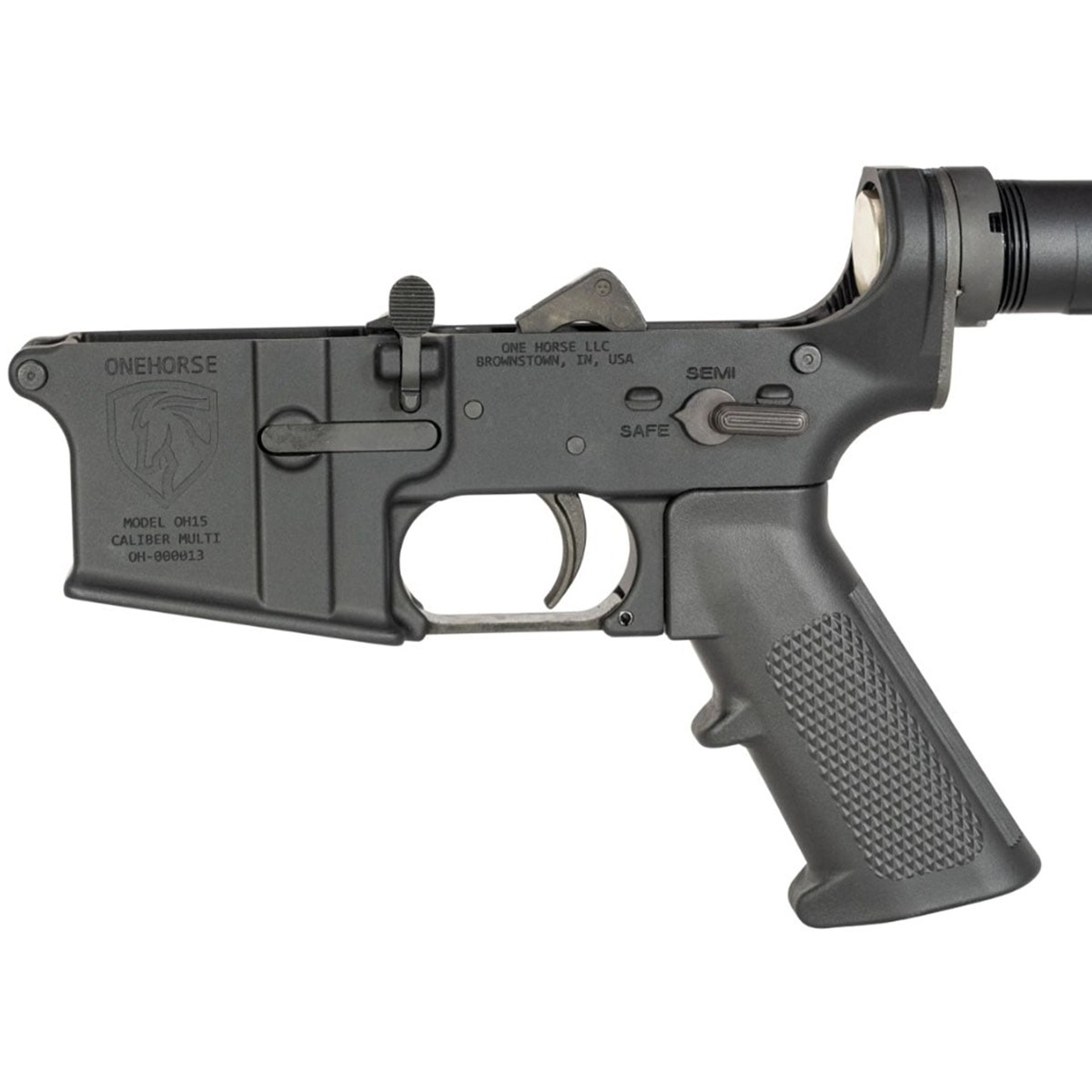 OH-15 Multi-Caliber Complete Lower Receiver for AR-15 Black