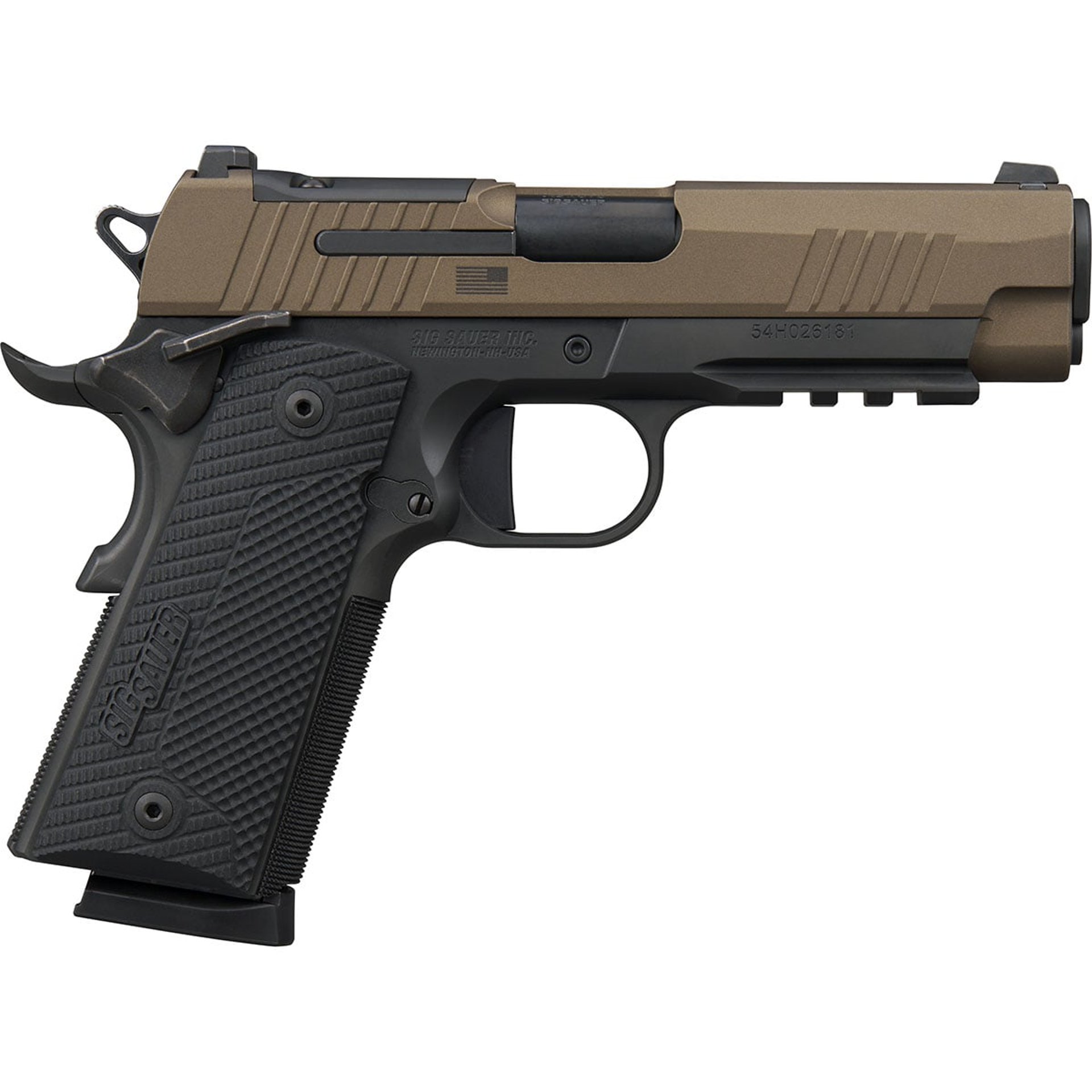 1911 X Freedom .45 ACP 4.2"BBL (2)8RD Mags Bronze/Black