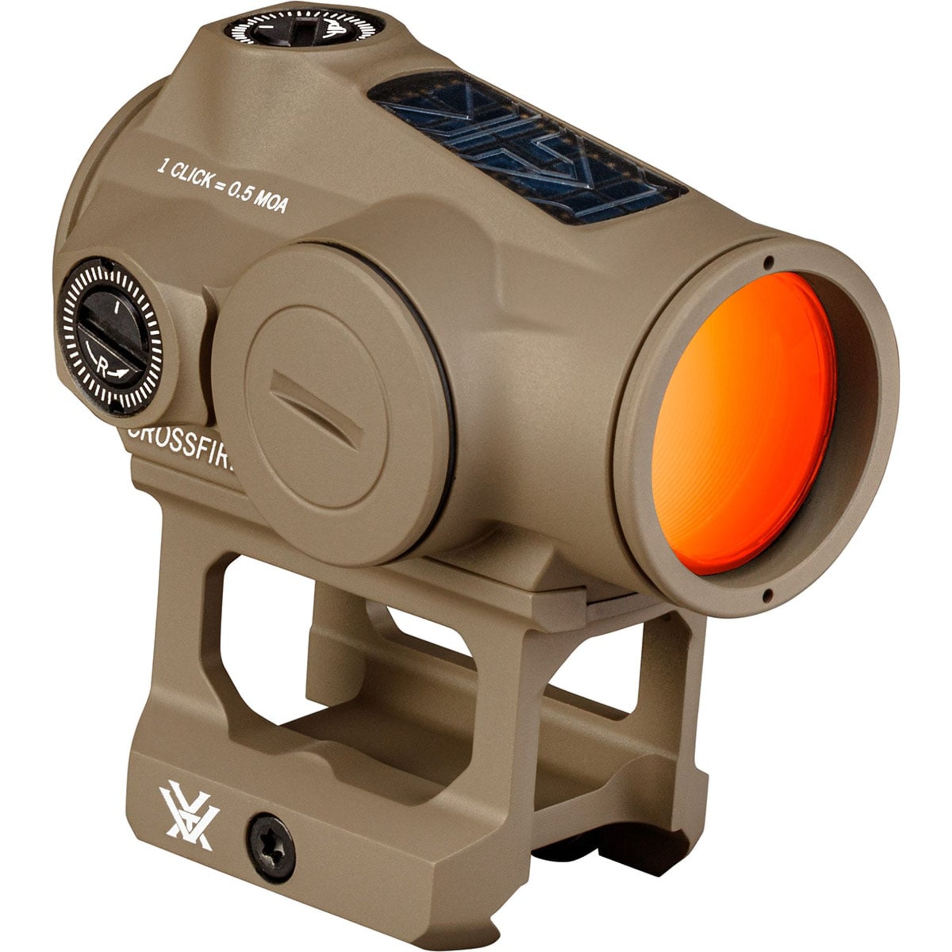 CF2-RD2-SLR Crossfire II 2 MOA Solar Red Dot Sight Tan