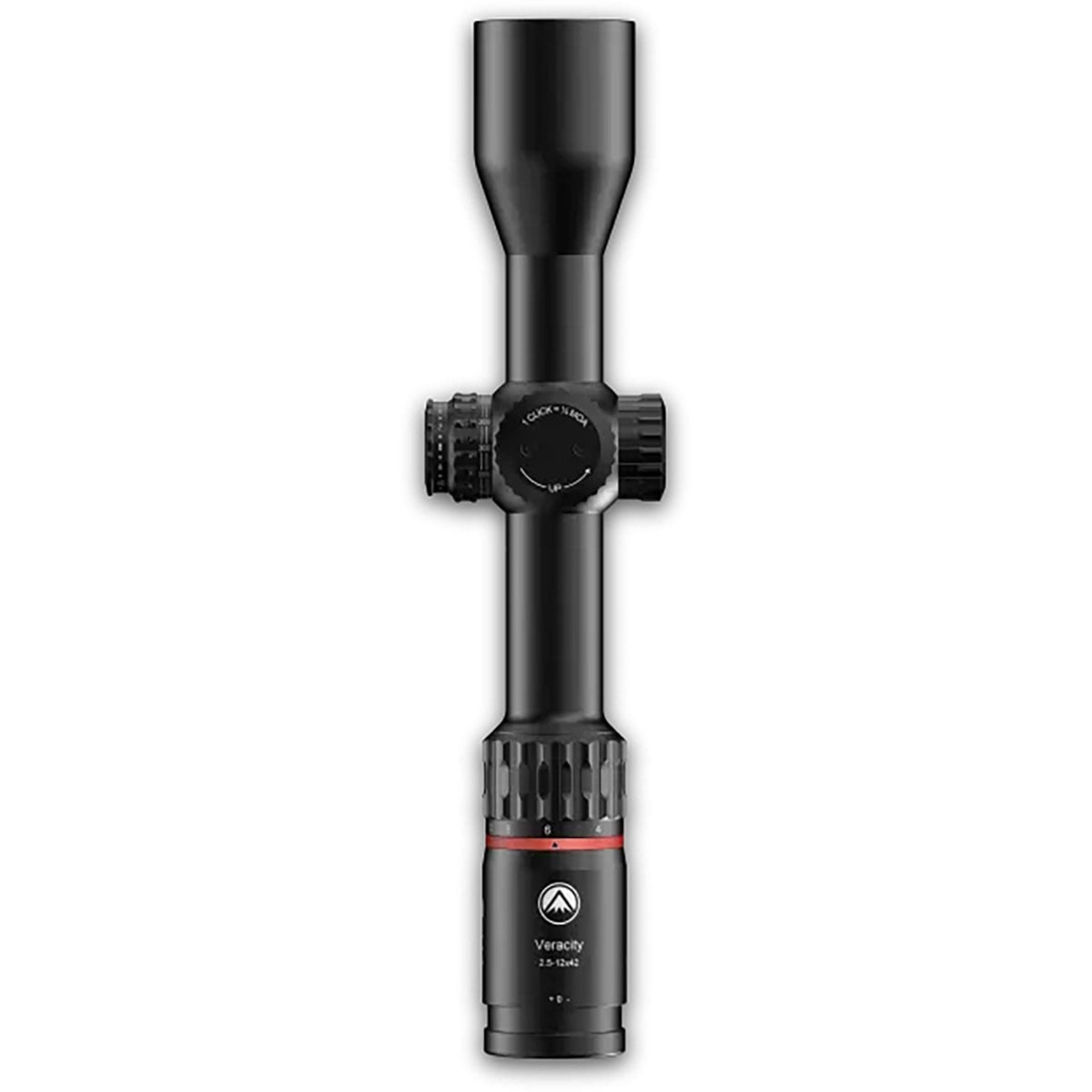 Veractiy 2.5-12x42mm SFP Ill Fiber Dot Plex Reticle Black