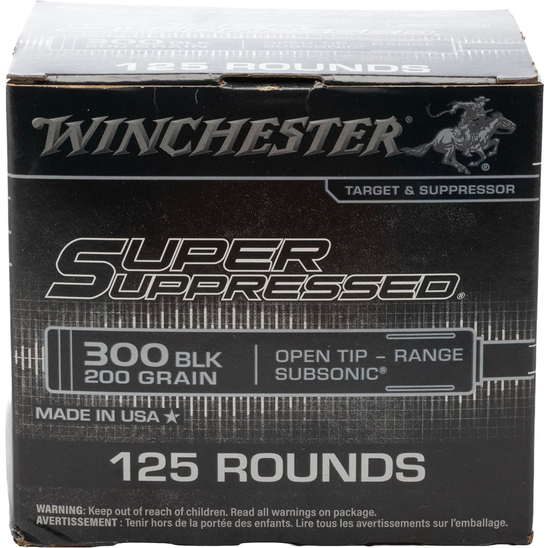 Super Suppressed 300BLK 200gr FMJ 125/Box
