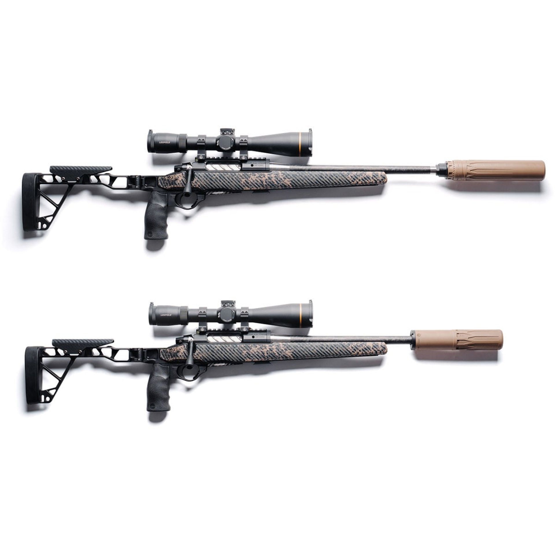 Nomad Ti OTB 30 Caliber XENO 5/8-24 Rifle Suppressor FDE
