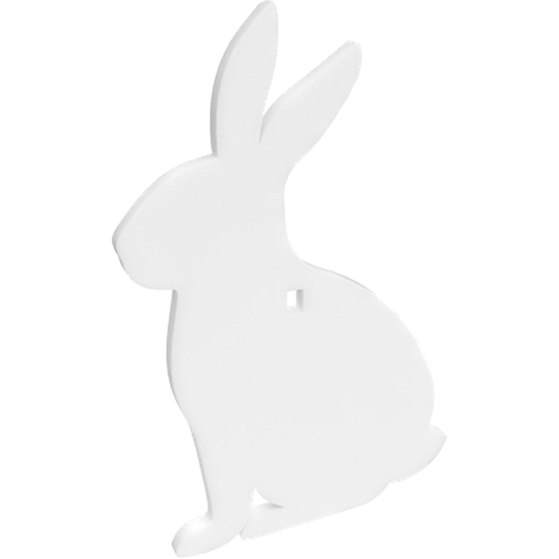 AR500 3/8" Silhouette / 1-Hole / Rabbit