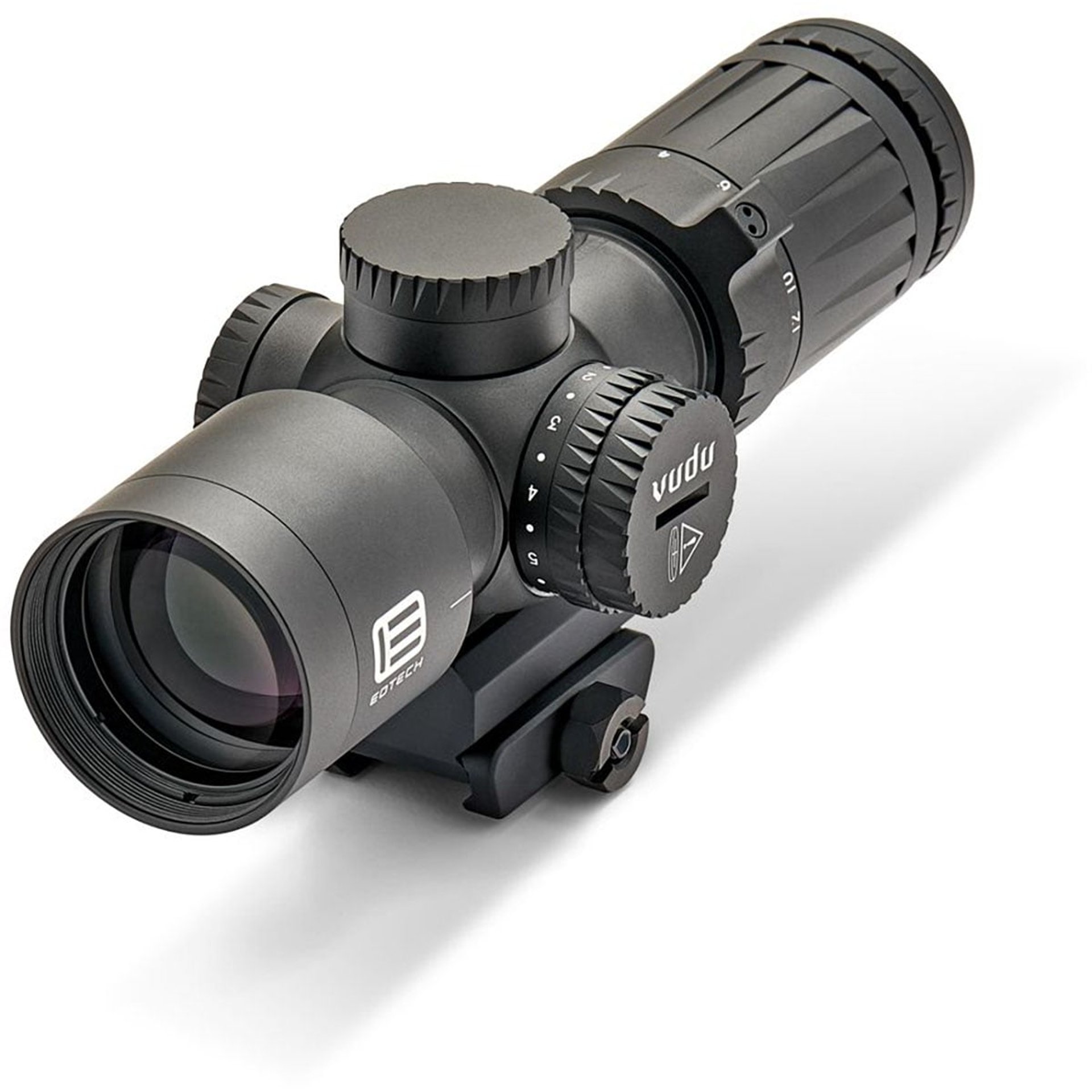 Vudu 4-12x36 FFP Ill MR5 MRAD Reticle w/Mount Blk