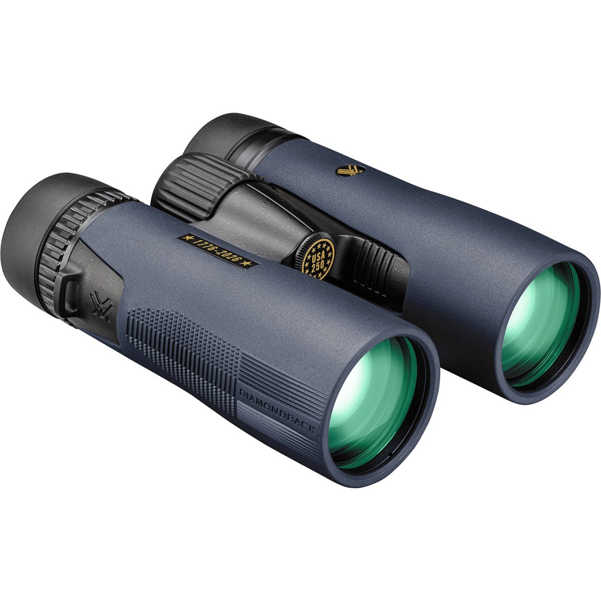 250 Ann Diamondback HD 10x42 Binocular Patriot Blue