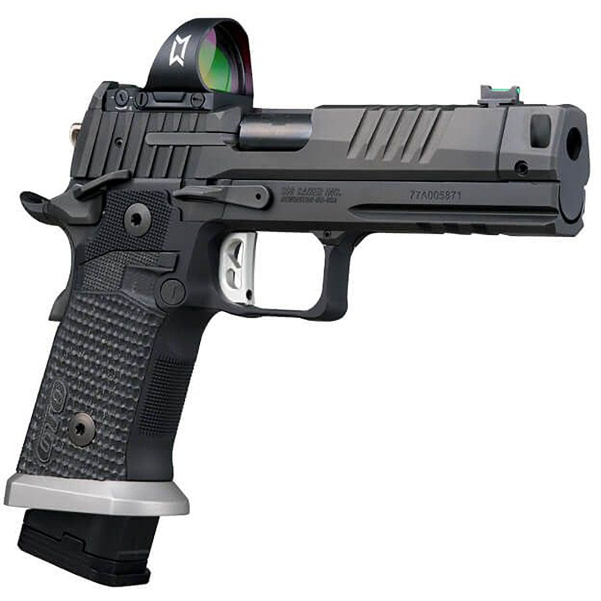 P211-GTO 9mm 4.4" Comp BBL (1)23(2)21RD BLK w/Romeo3 Pro