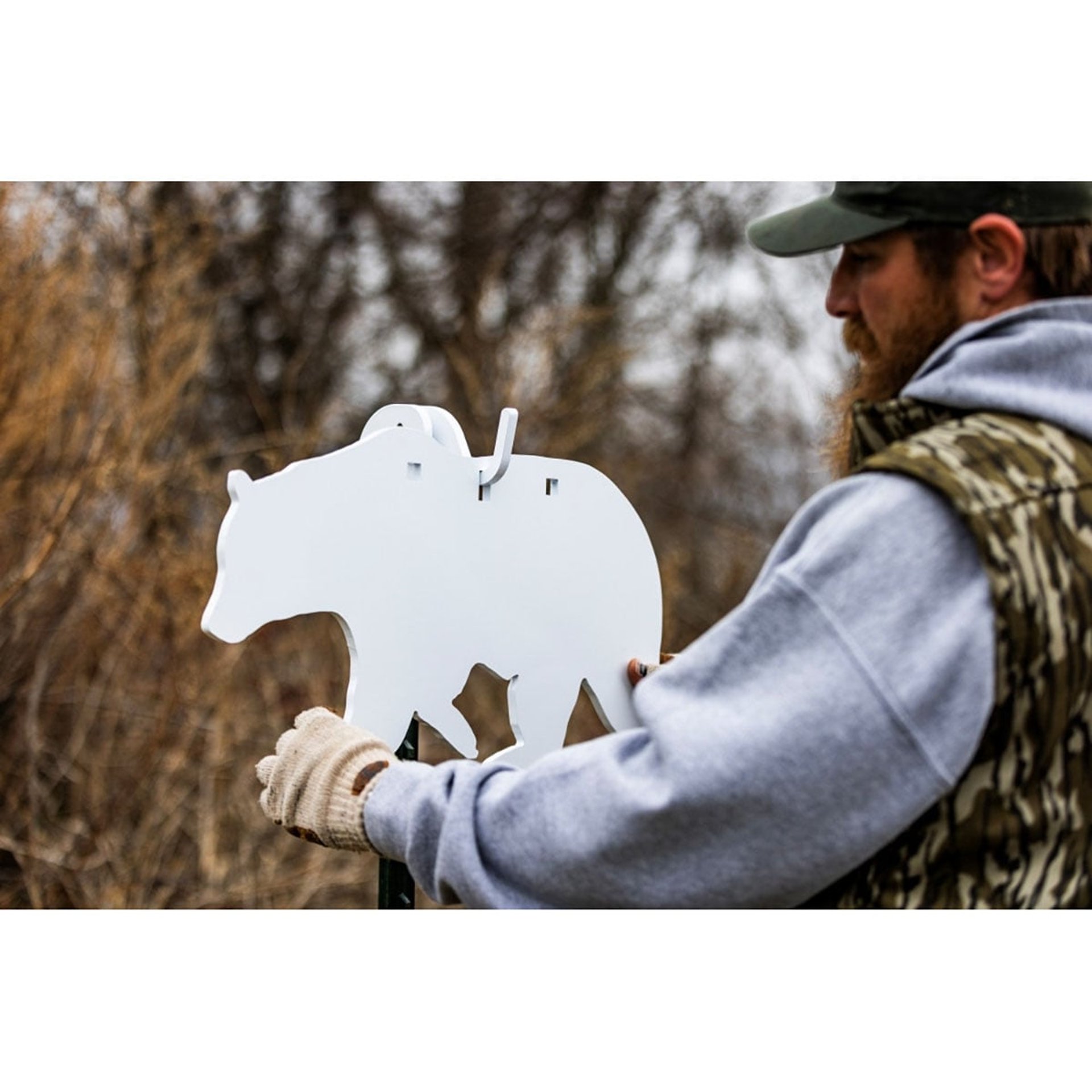 T-Post Target Hook 3/8" AR500 Steel
