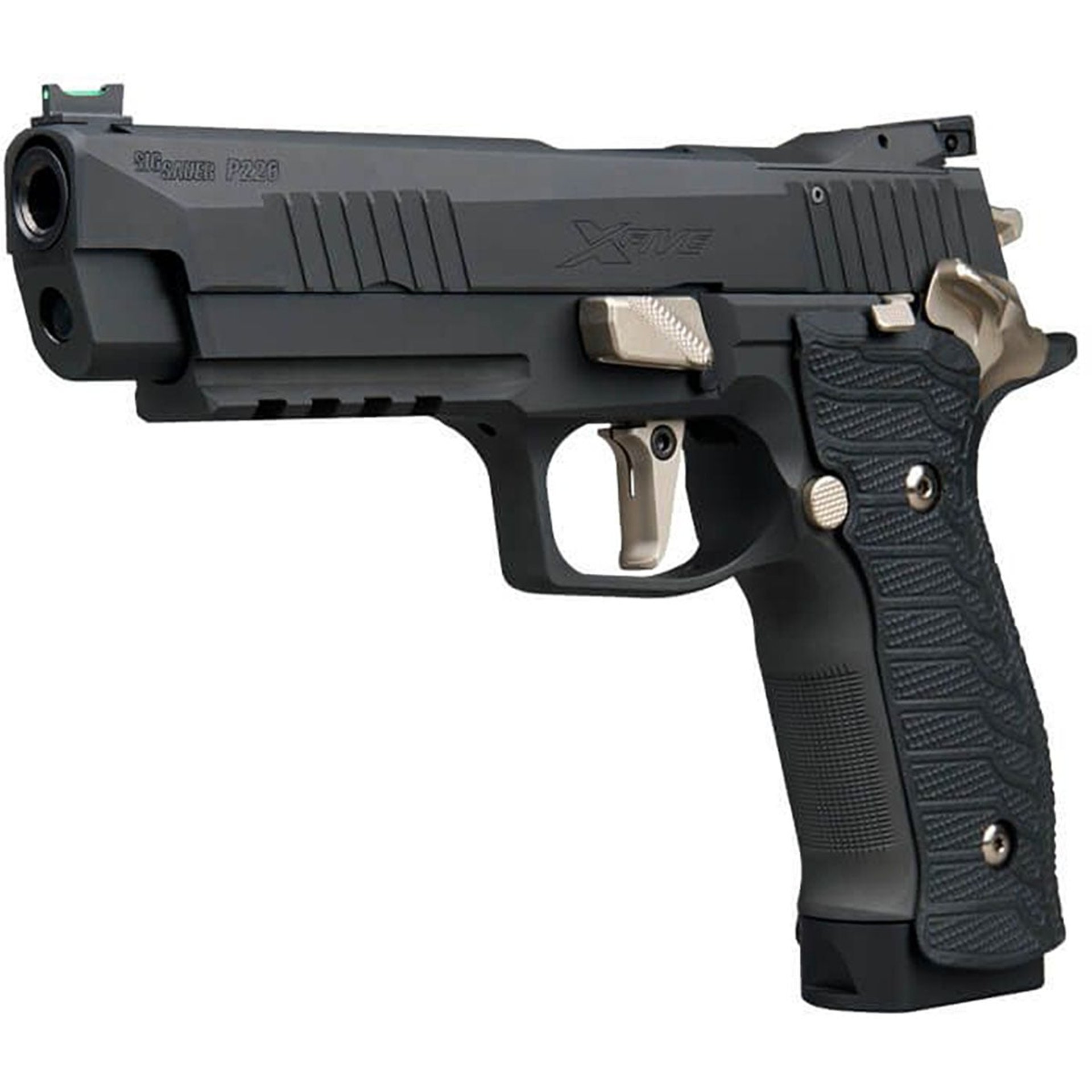 P226 X-Five NM 9mm Luger 5"BBL (3)20RD Mags SAO Black