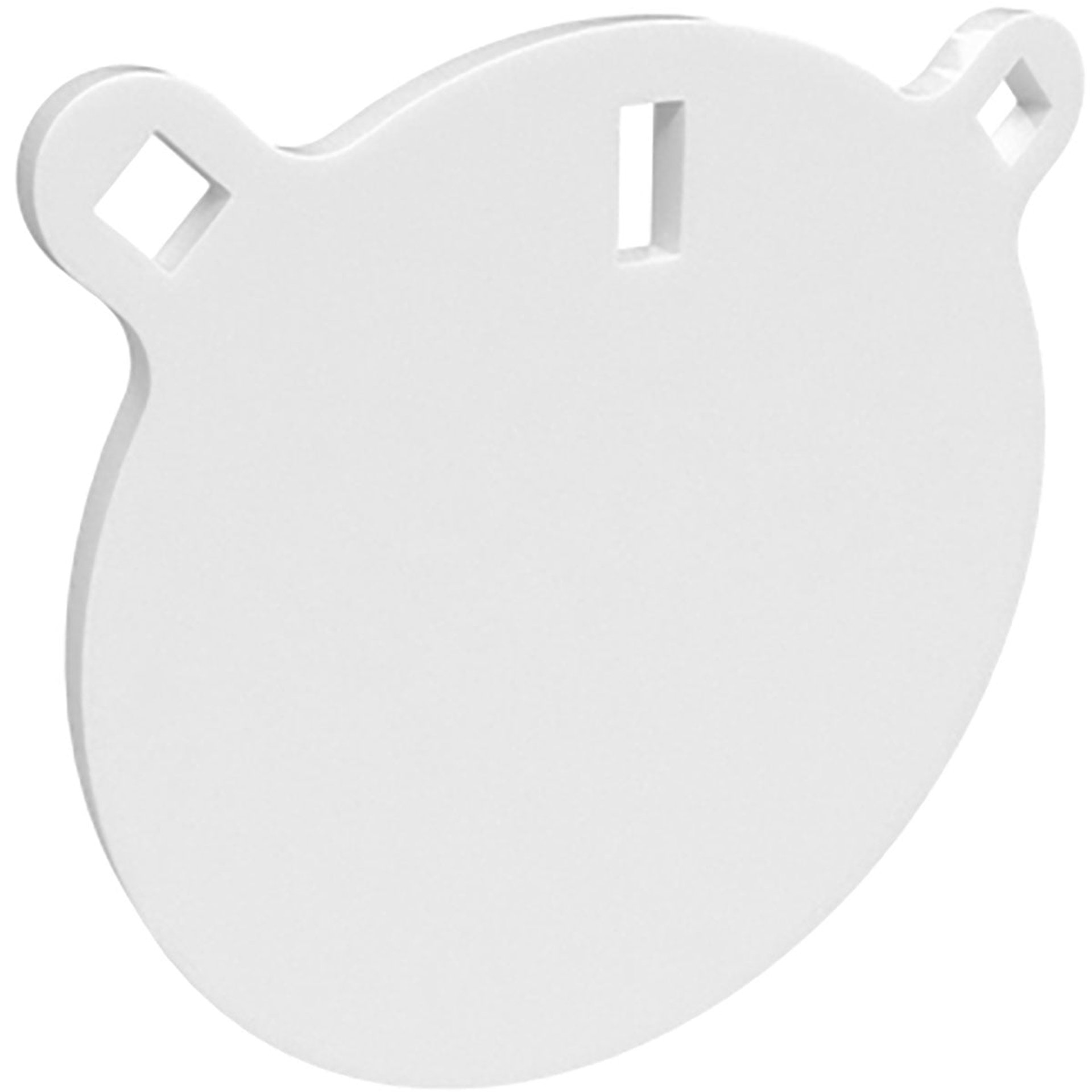 AR500 3/8" Round 12" White