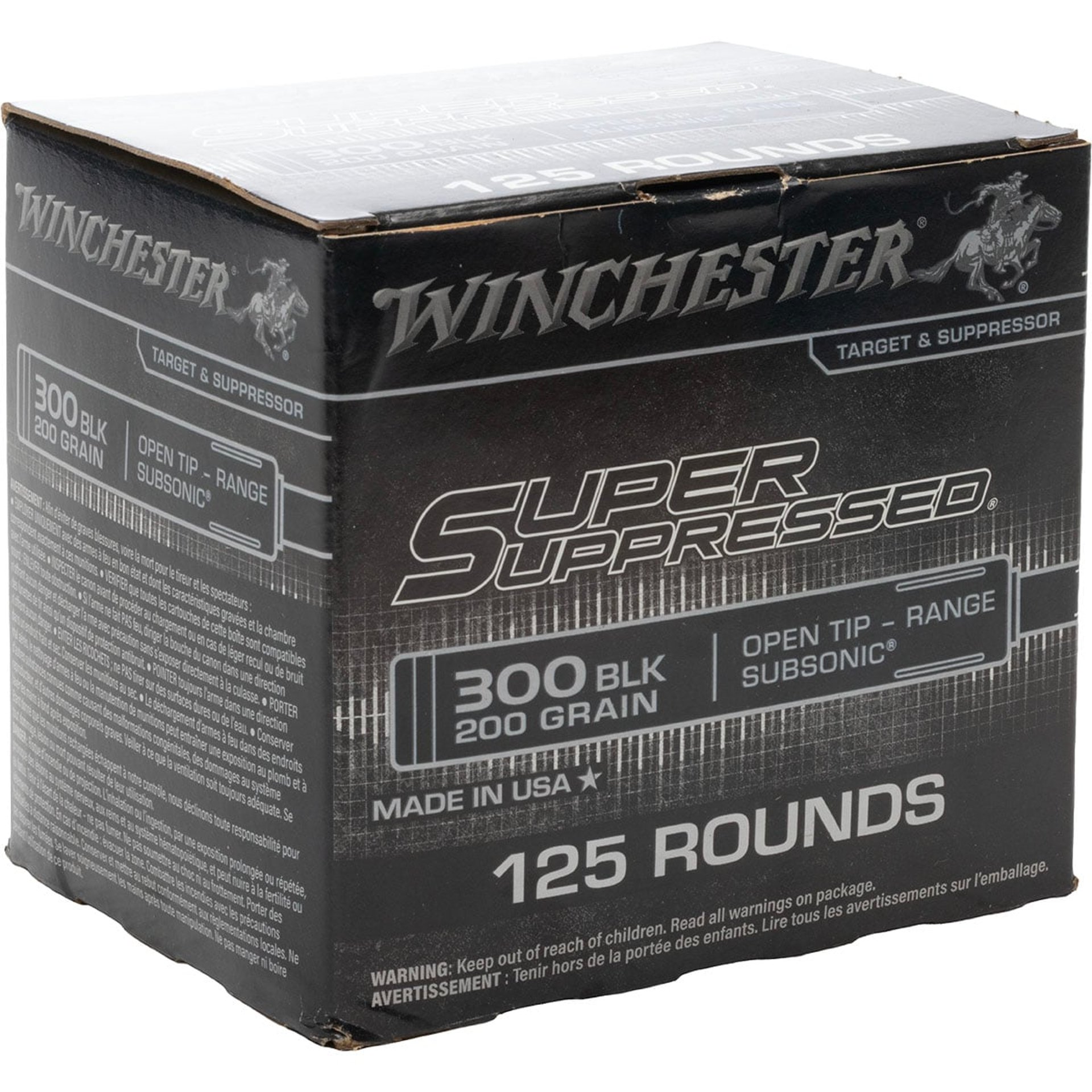 Super Suppressed 300BLK 200gr FMJ 125/Box