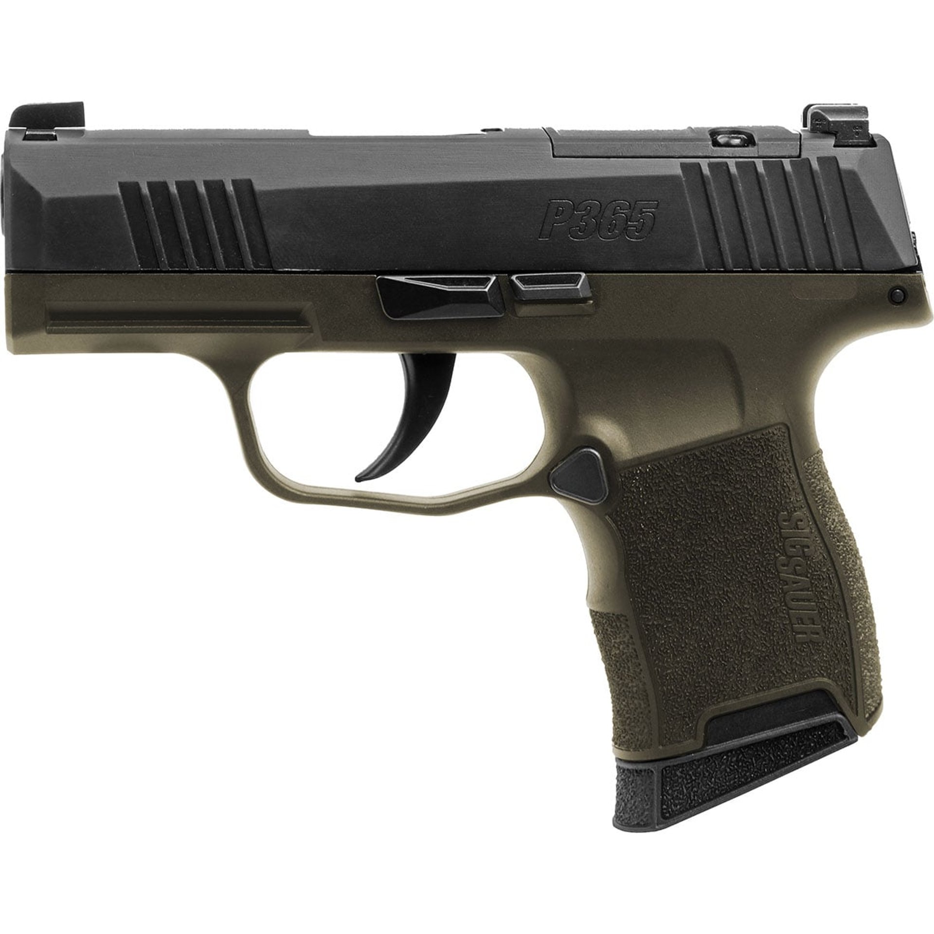 P365 Micro-Compact 9mm Luger 3.1" BBL (2)10RD Mag Black/ODG