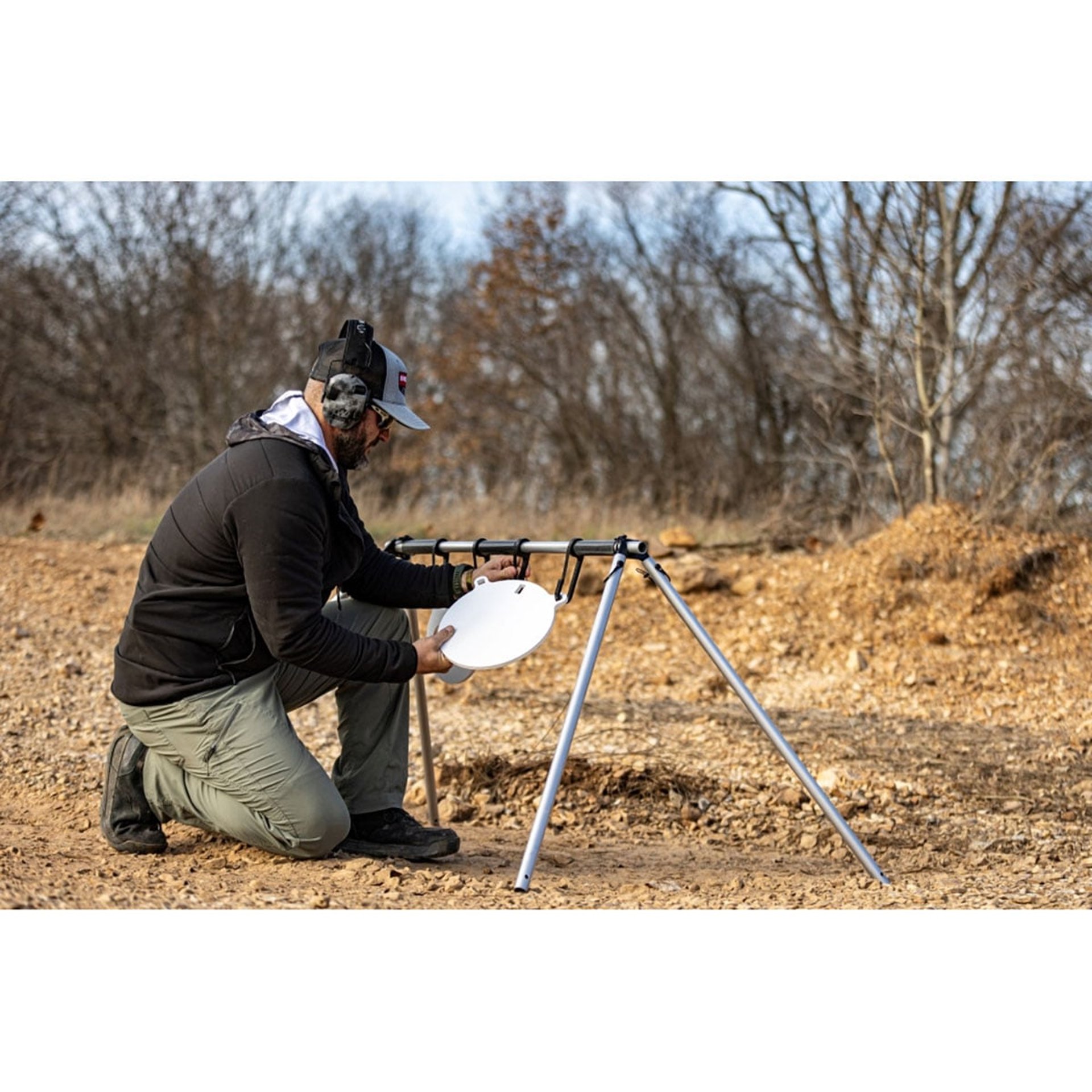 AR500 3/8" Gong Hanger Kit - 6" And 8"