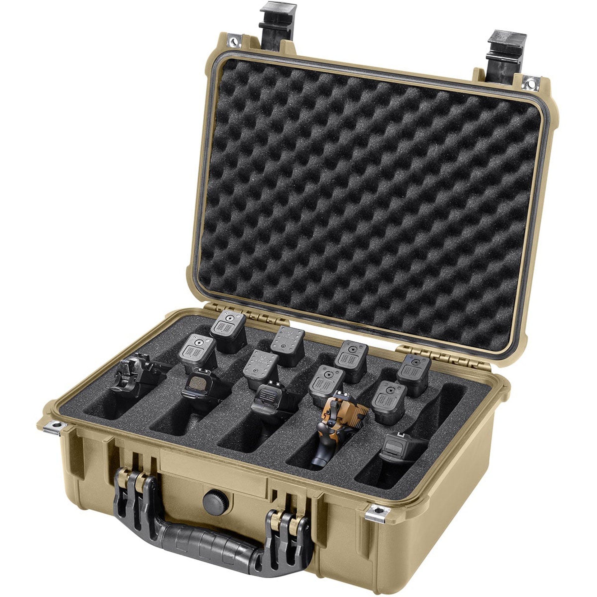 USA Printed 16" Pistol Case with Pre-Cut Gun Foam