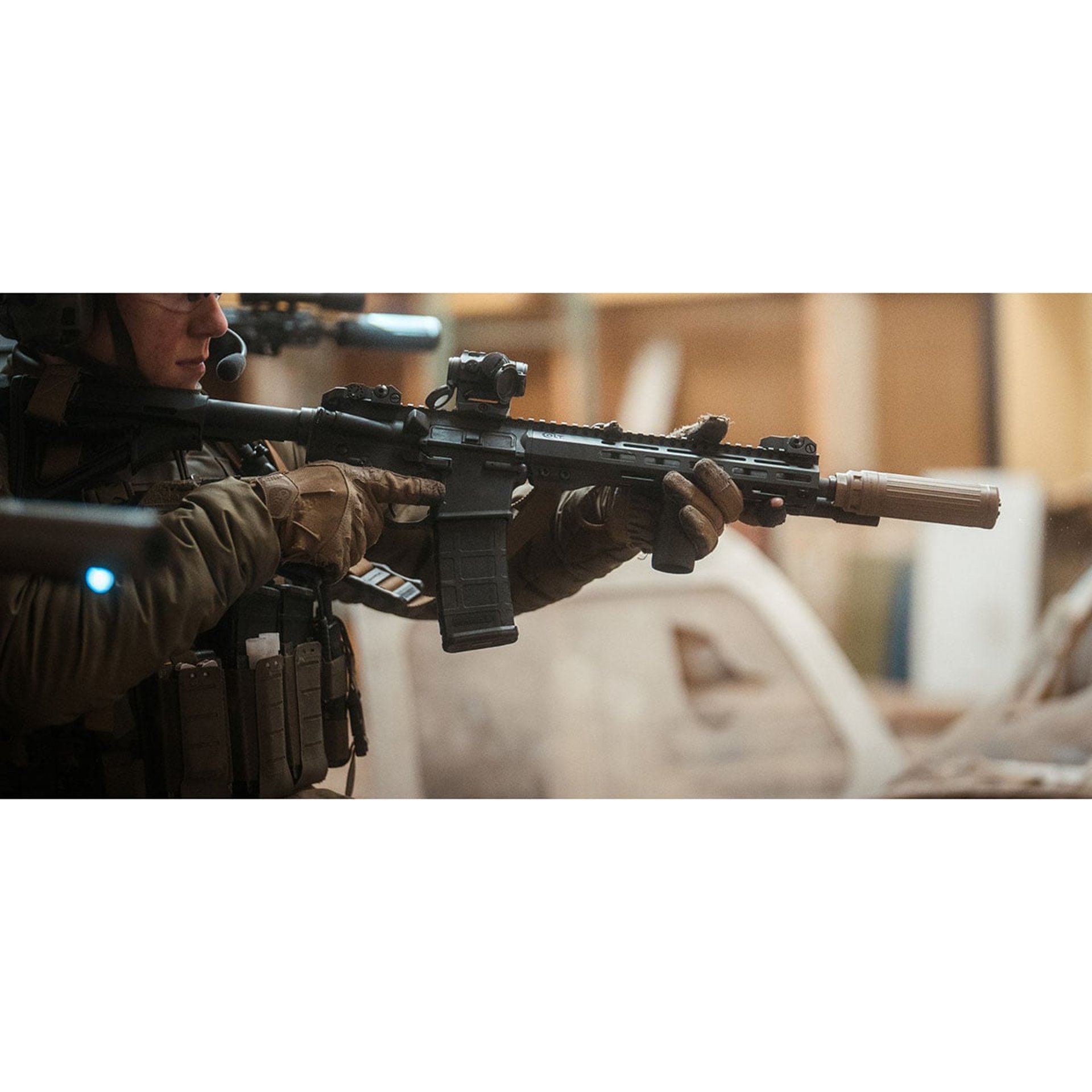 CT5P 5.56 NATO/6mm ARC XENO Rifle Suppressor FDE