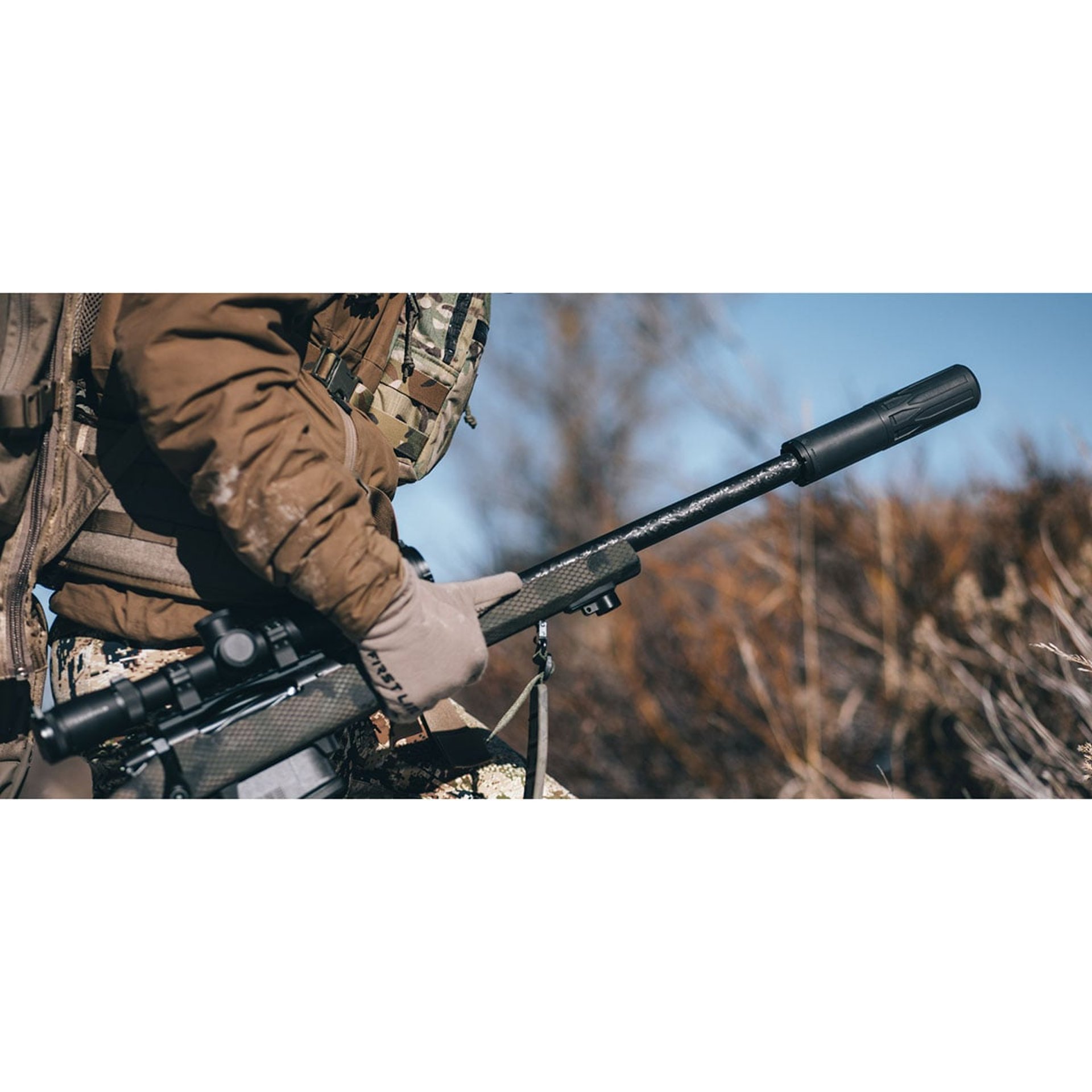 Nomad Ti OTB 30 Caliber XENO 5/8-24 Rifle Suppressor BLK