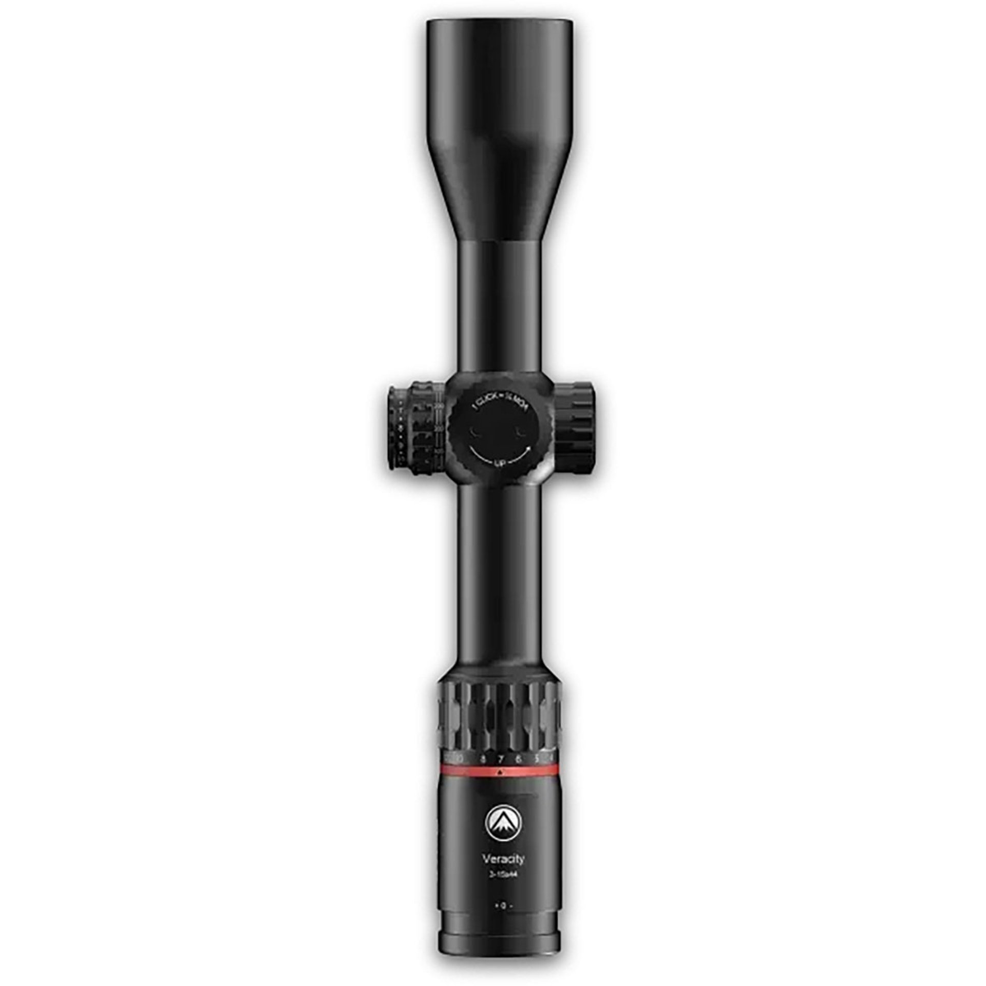 Veracity 3-15x44mm SFP Plex Reticle Black