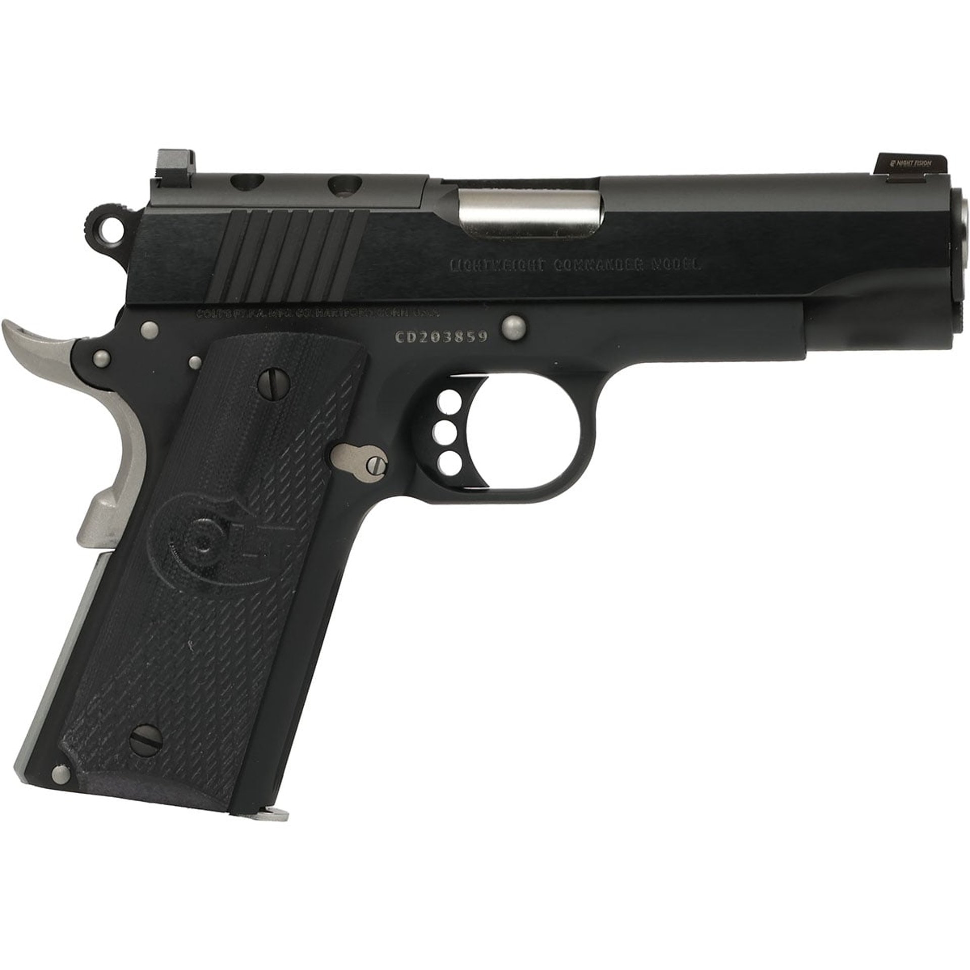 Night Commander 45 ACP 4.25" BBL OR (1)8RD Mag Black