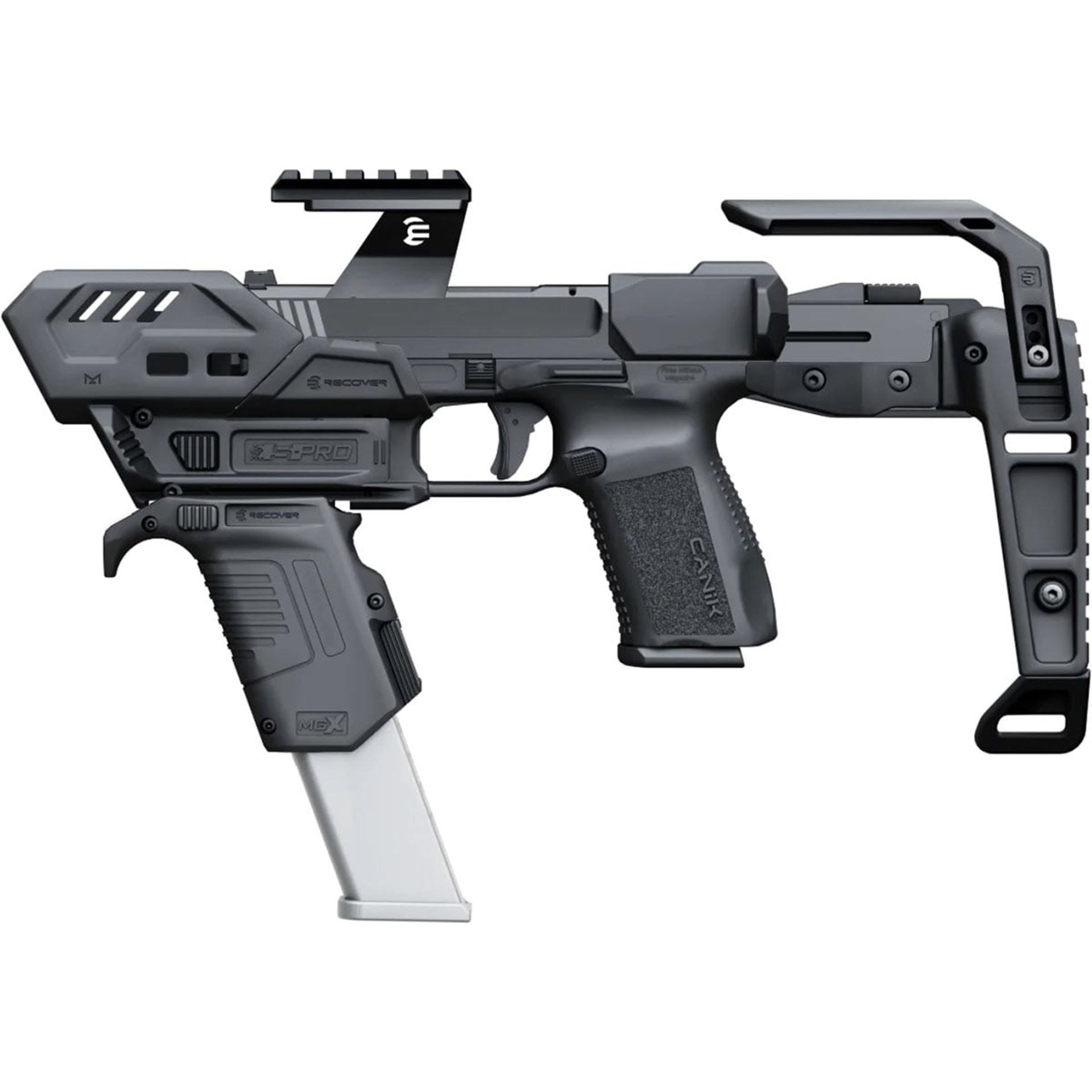 S-PRO MG Stabilizer Full Kit for Canik Black