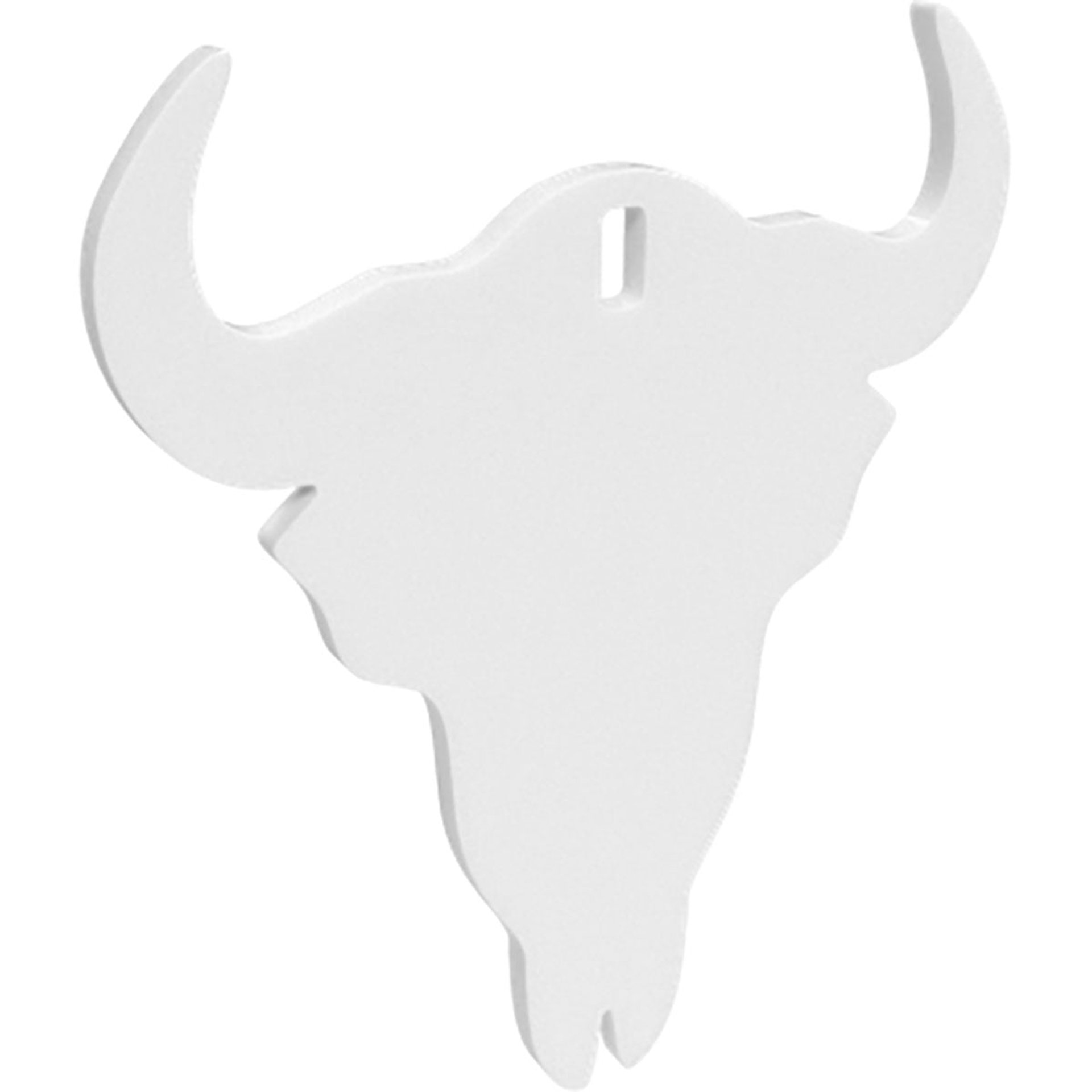 AR500 3/8" Silhouette / 1-Hole / Skull