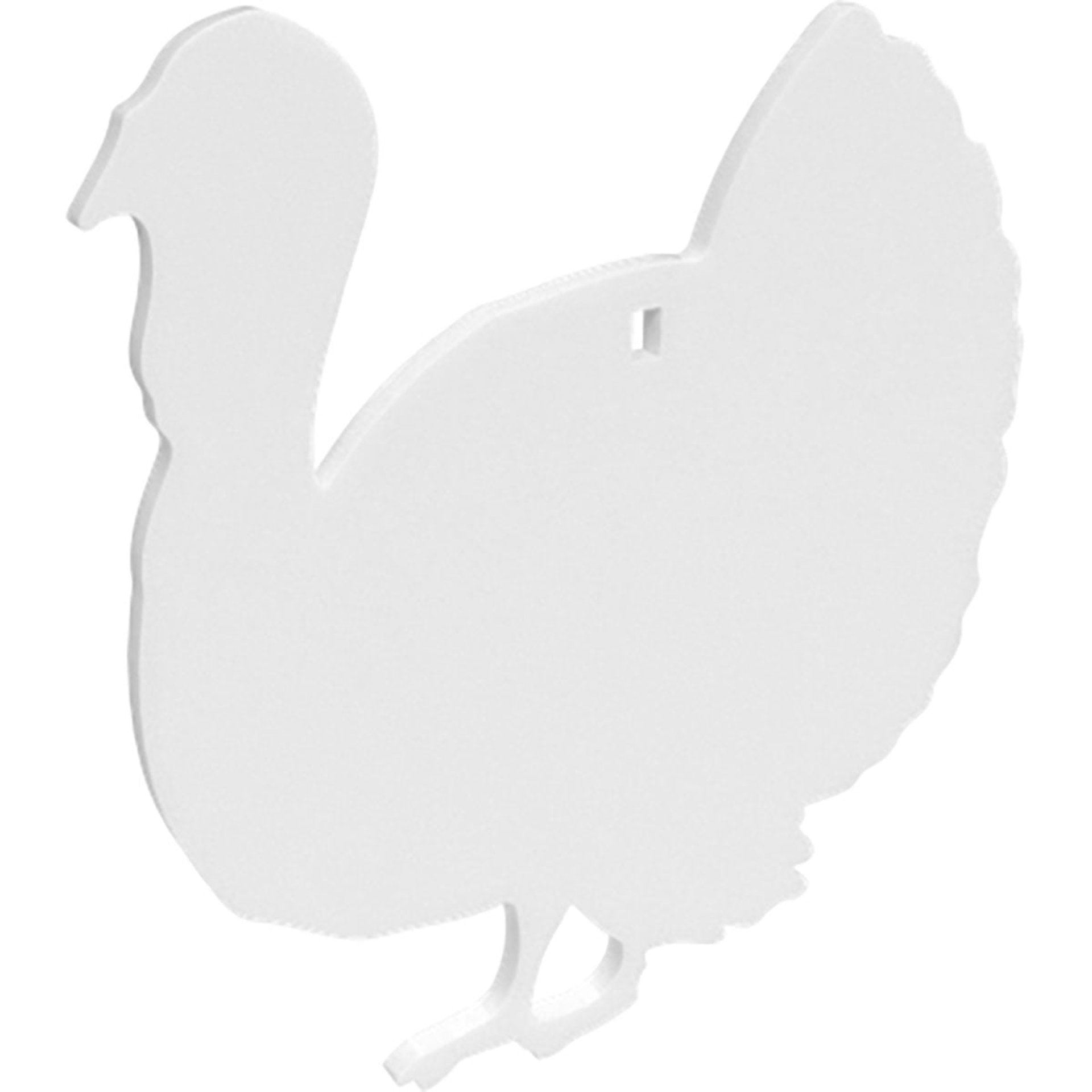 AR500 3/8" Silhouette / 1-Hole / Turkey