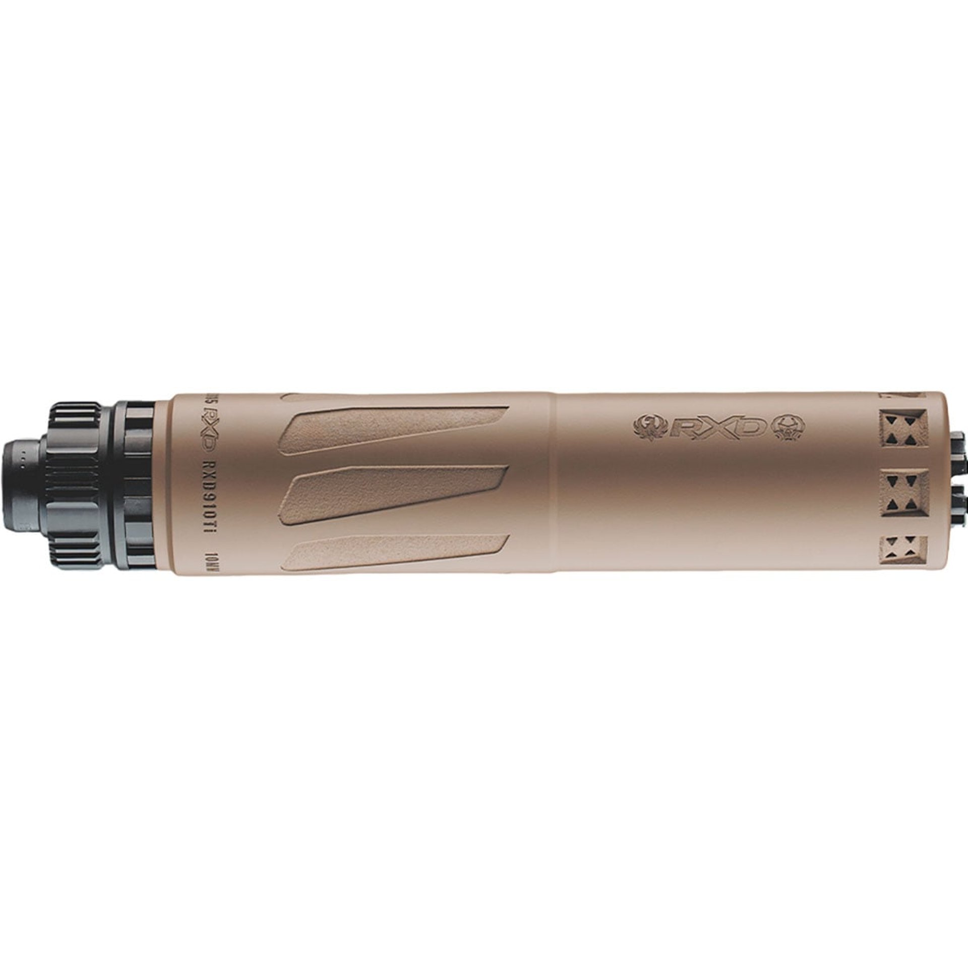 RXD910Ti 9mm/10mm Thrd Rifle Suppressor FDE