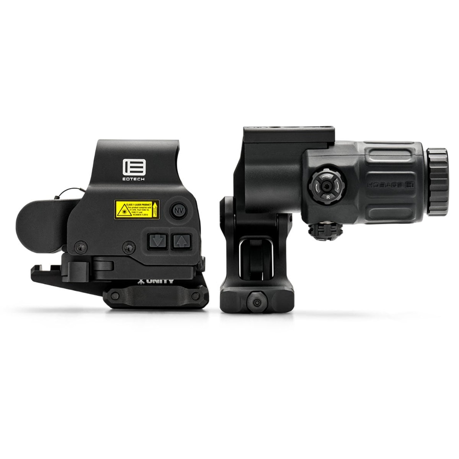 EXPS3-0 HWS Sight w/G33 Magnifier & Unity FAST FTC Mount Blk