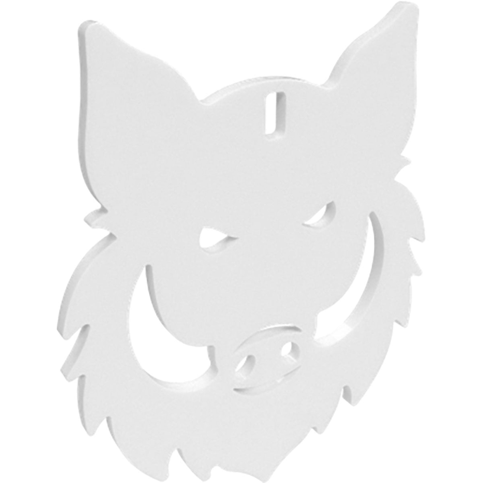 AR500 3/8" Silhouette / 1-Hole / Boar's Head