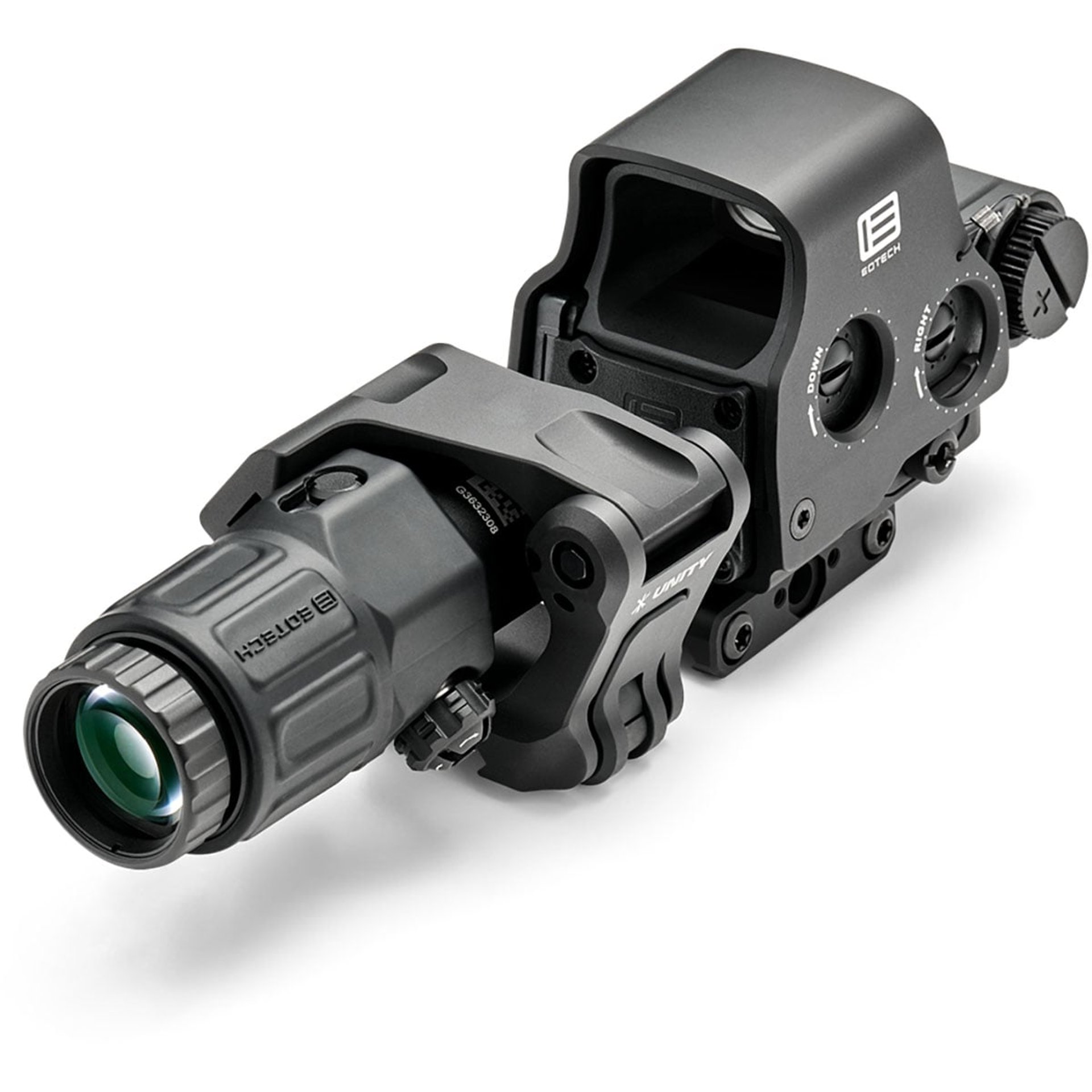 EXPS3-0 HWS Sight w/G33 Magnifier & Unity FAST FTC Mount Blk