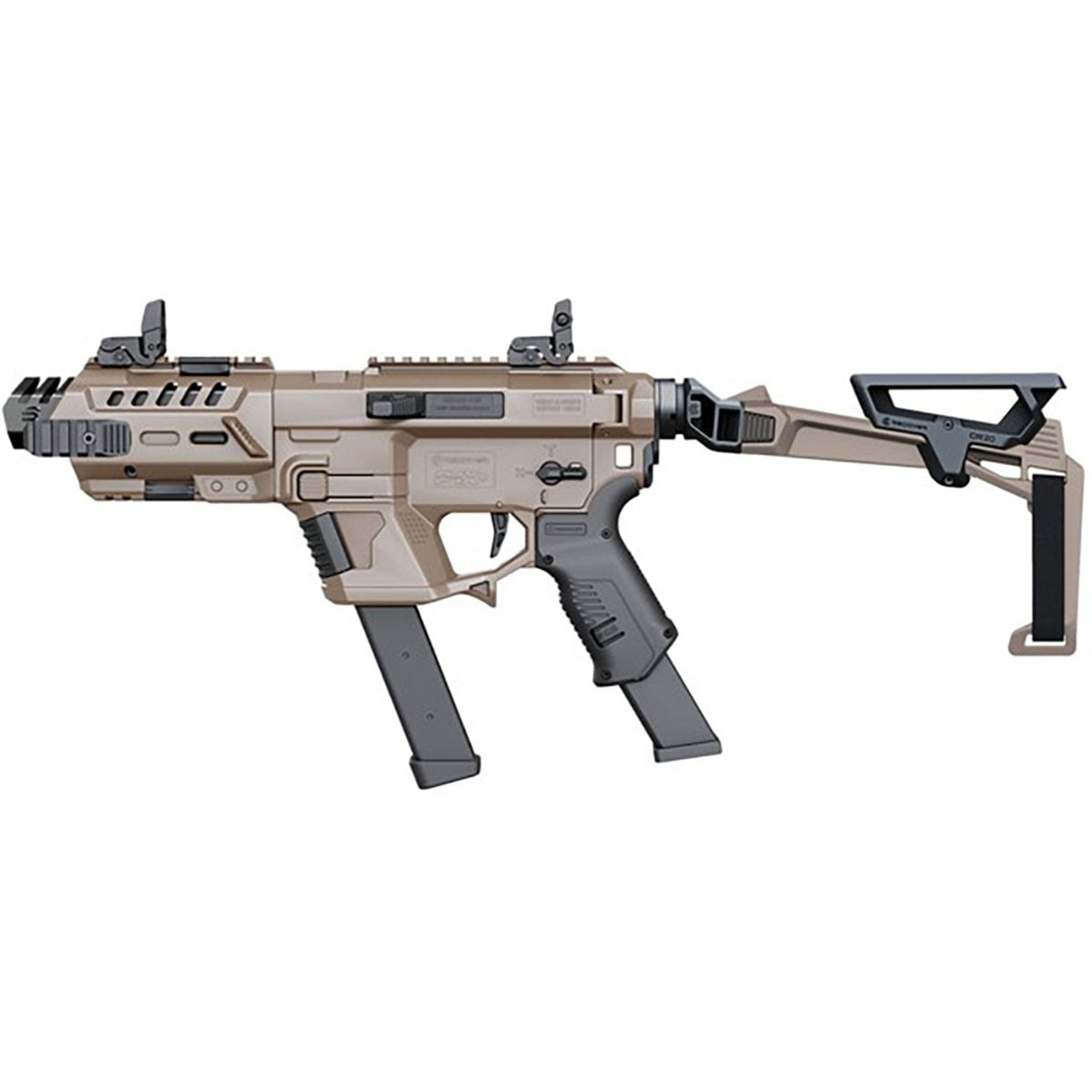 P-IX+Basic Modular AR Platform/Folding Brace for Glock Tan