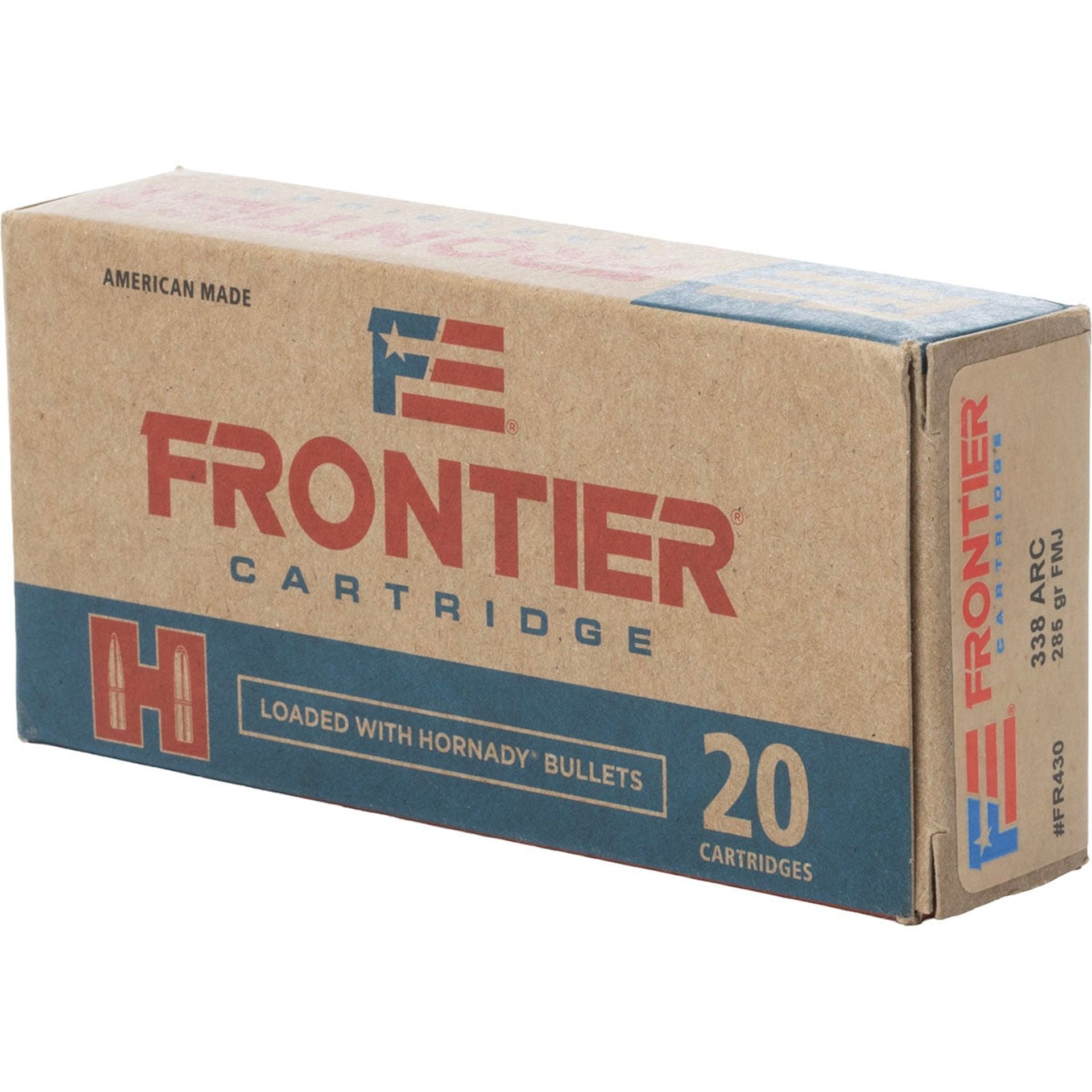 Frontier 338 ARC Subsonic 285gr Full Metal Jacket 20/Box