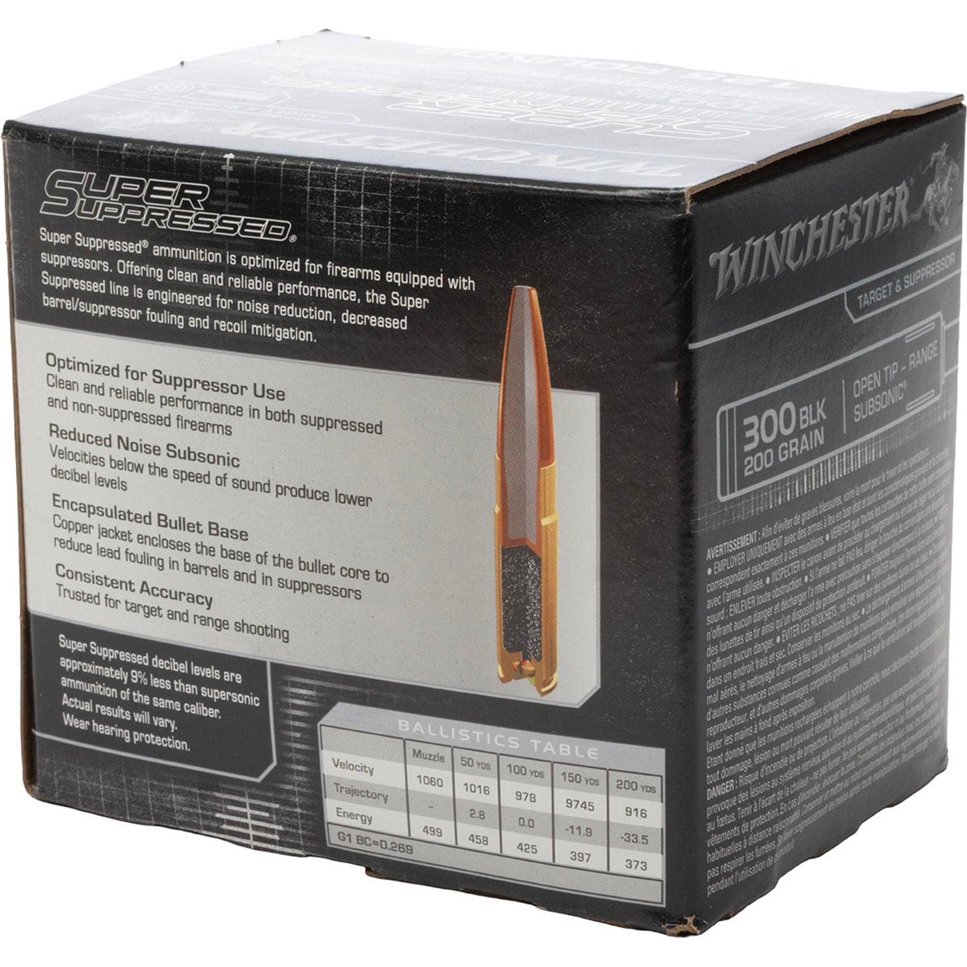 Super Suppressed 300BLK 200gr FMJ 125/Box