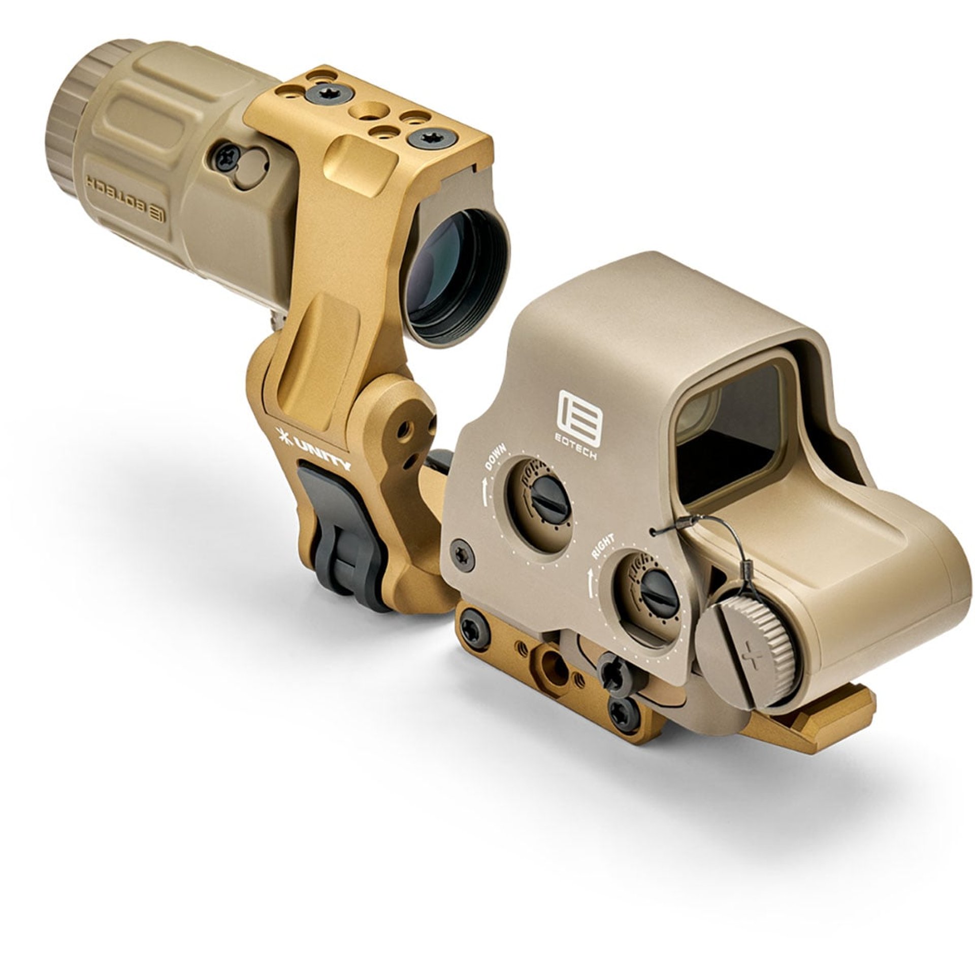 EXPS3-0 HWS Sight w/G33 Magnifier & Unity FAST FTC Mount Tan