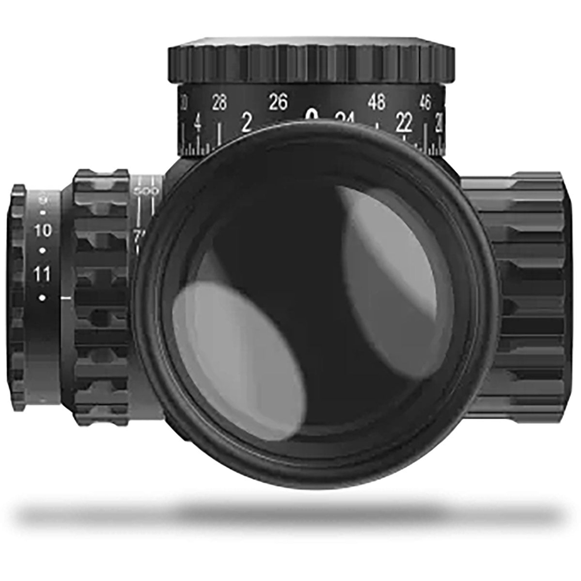 Veractiy 2.5-12x42mm SFP Ill Fiber Dot Plex Reticle Black