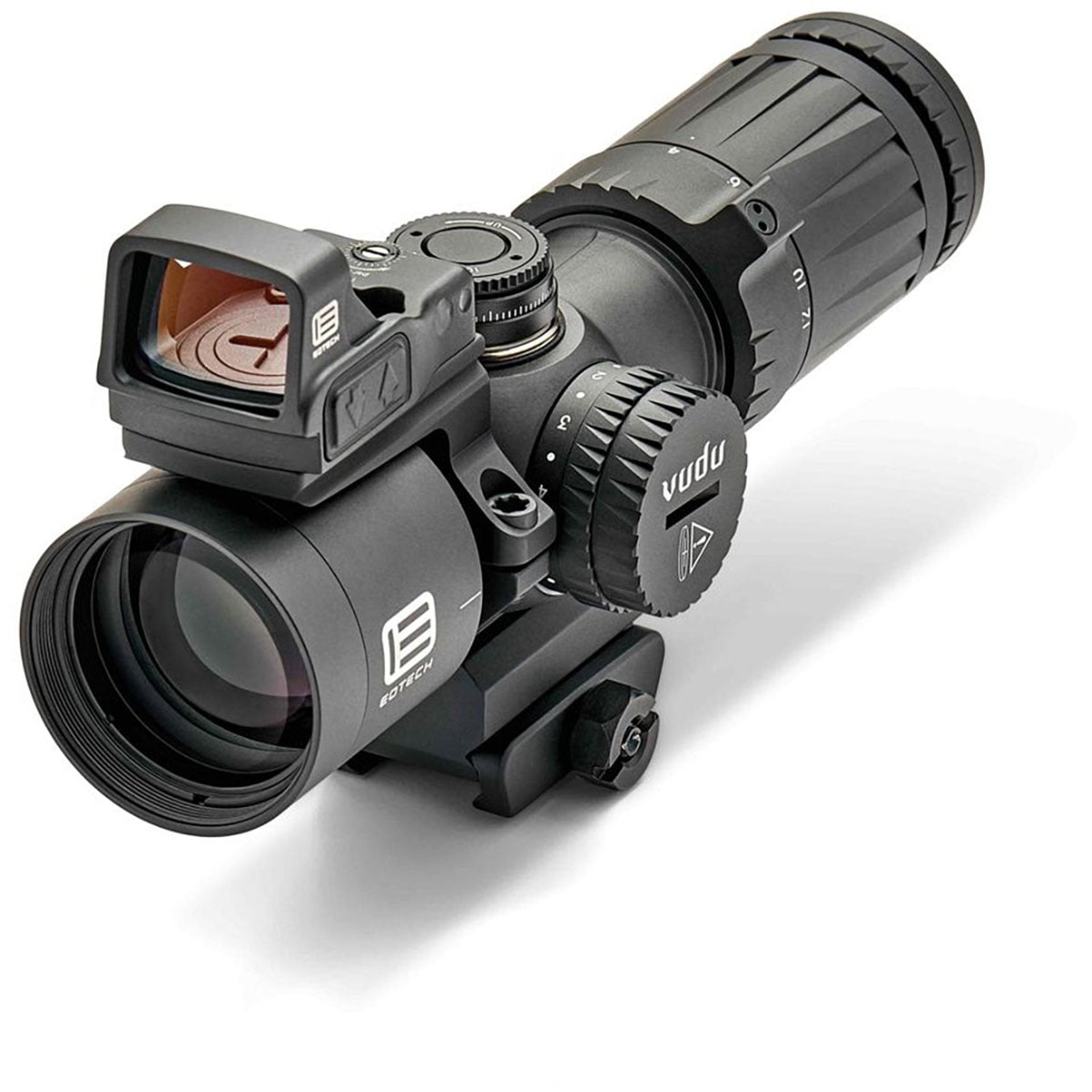 Vudu 4-12x36 FFP Ill MD5 MRAD Reticle w/Mount Blk