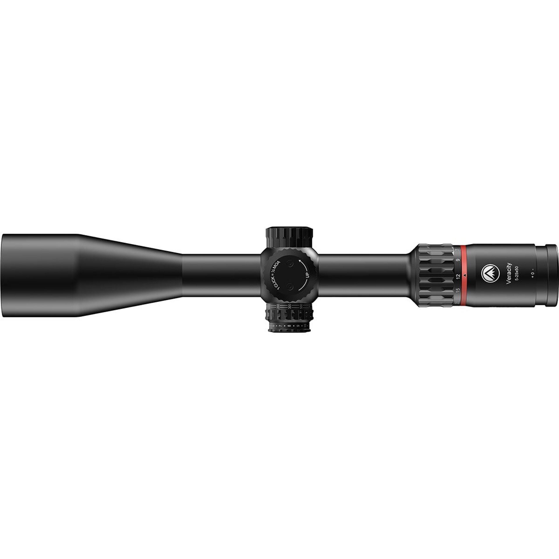 Veracity 5-25x50mm FFP Ill RCT-MOA Reticle Black