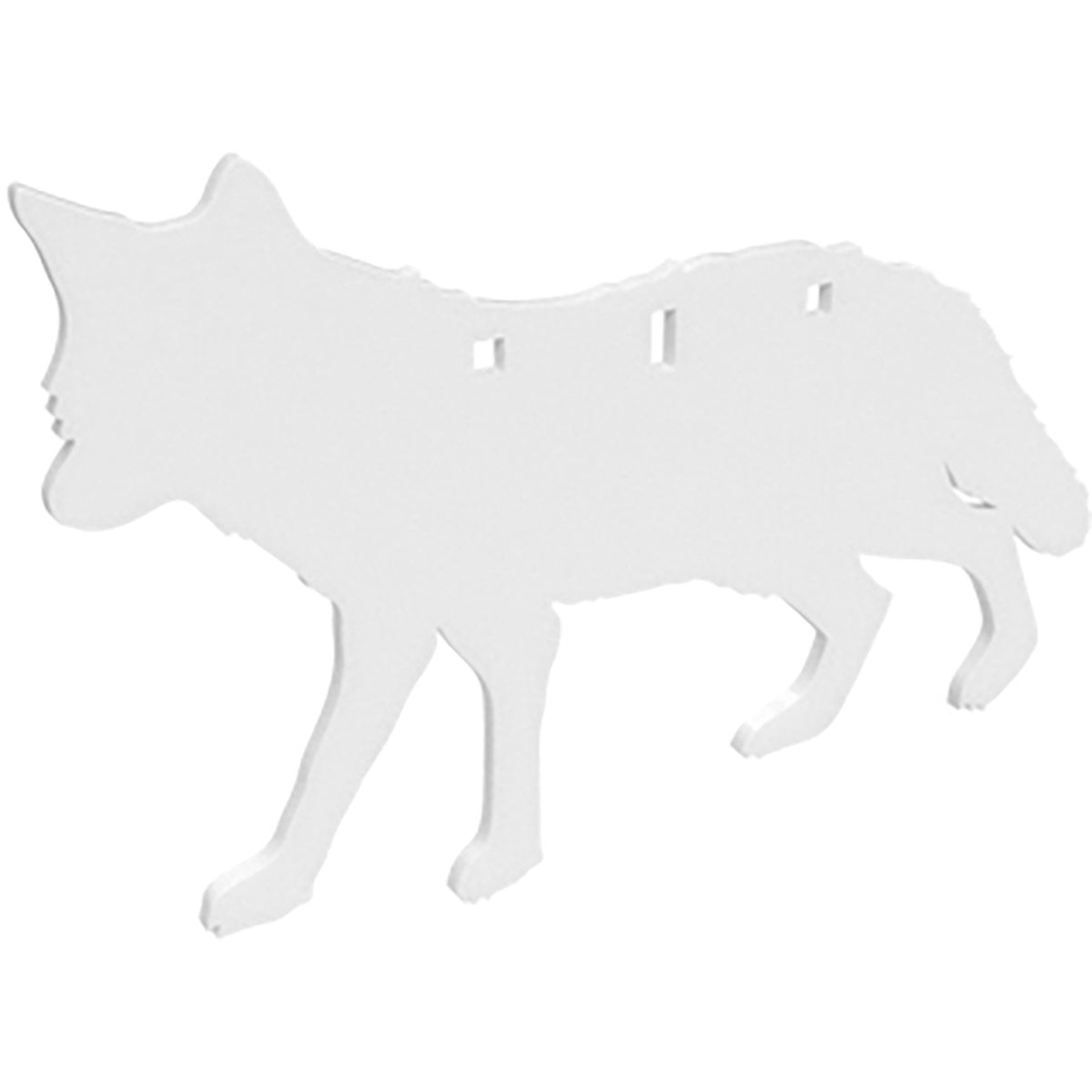 AR500 3/8" Silhouette / 3-Hole / Coyote