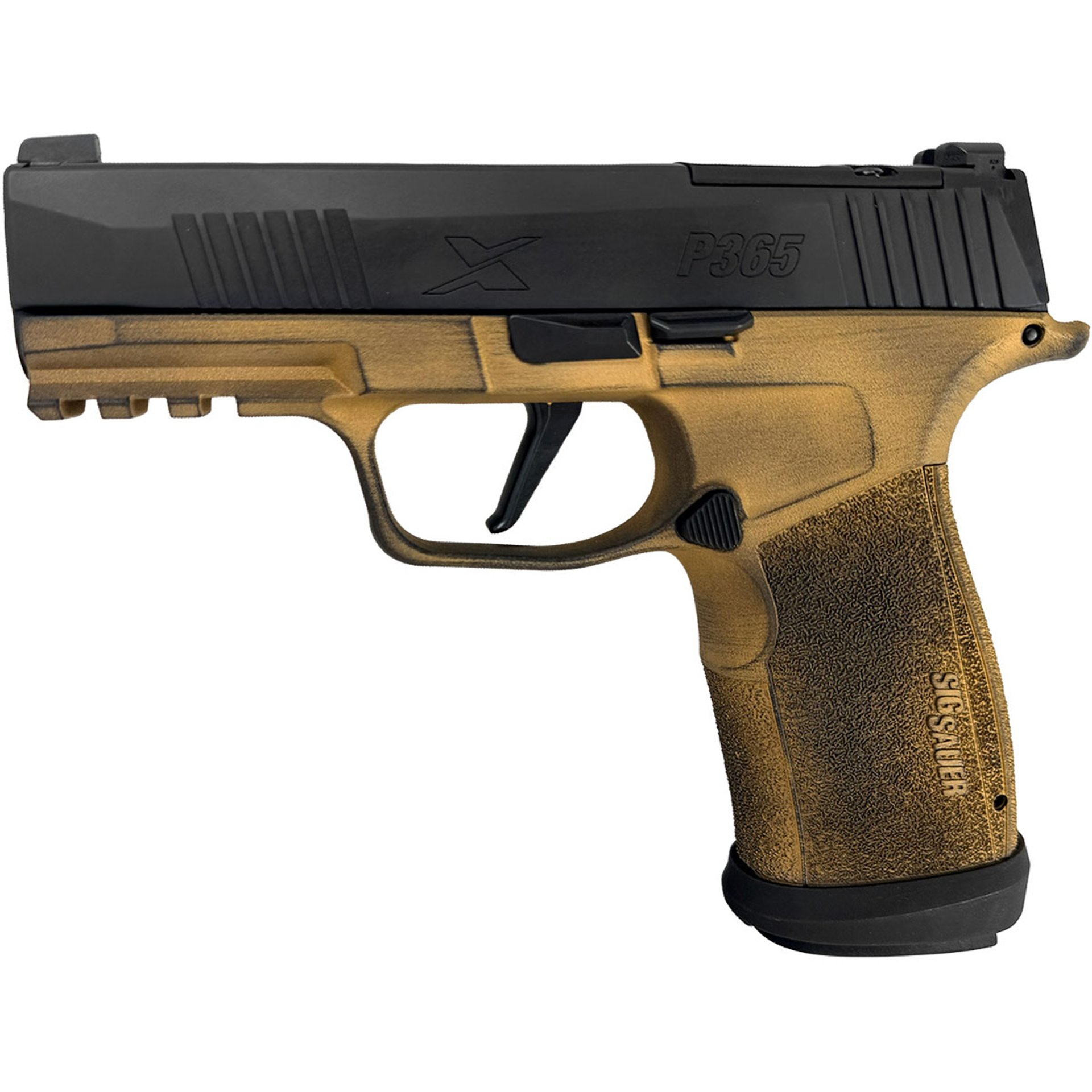 P365-XMACRO TACOPS 9mm Luger 3.7" BBL(4)17RD Sig Gold