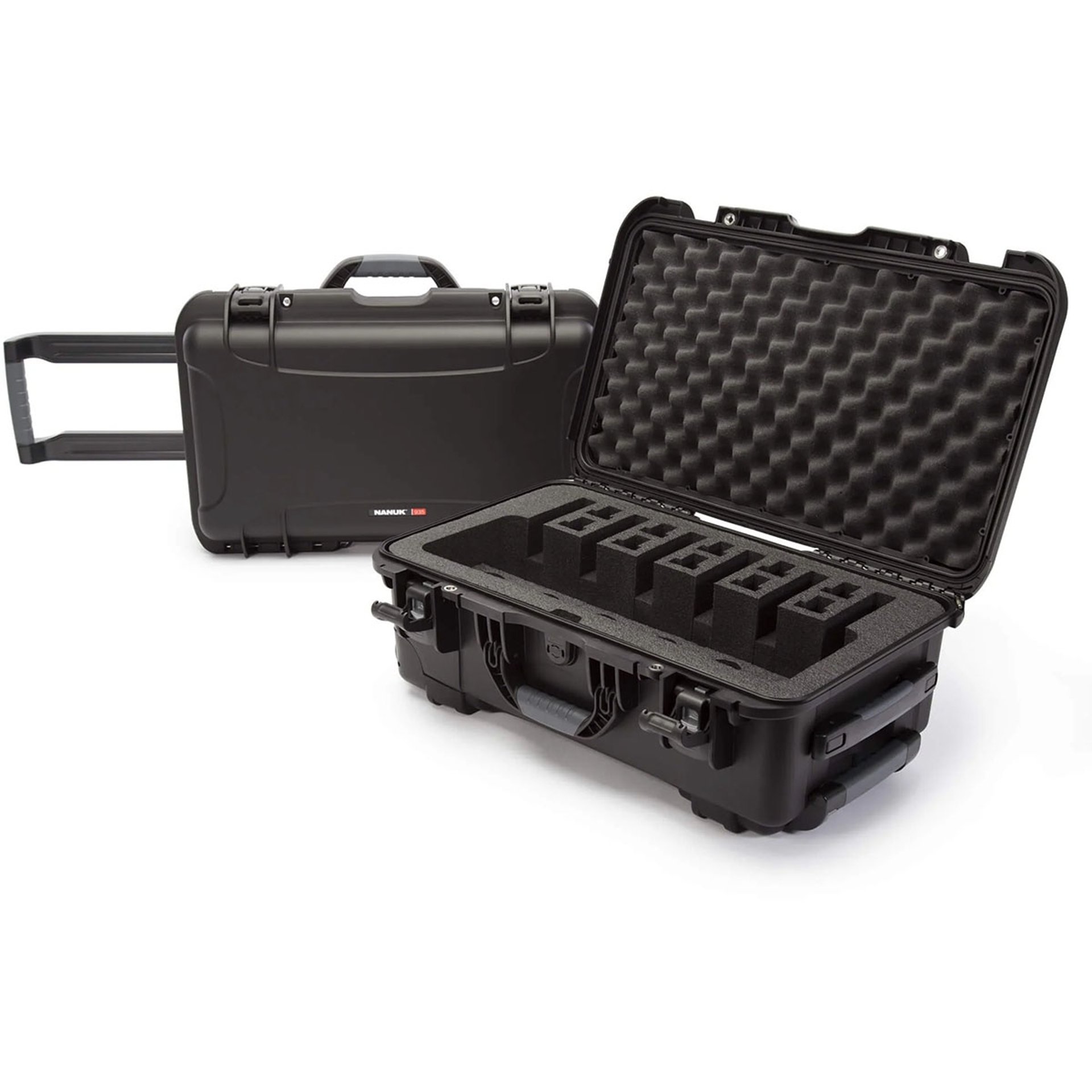 935 6UP Case w/Foam 22"x14 "x 9" Black