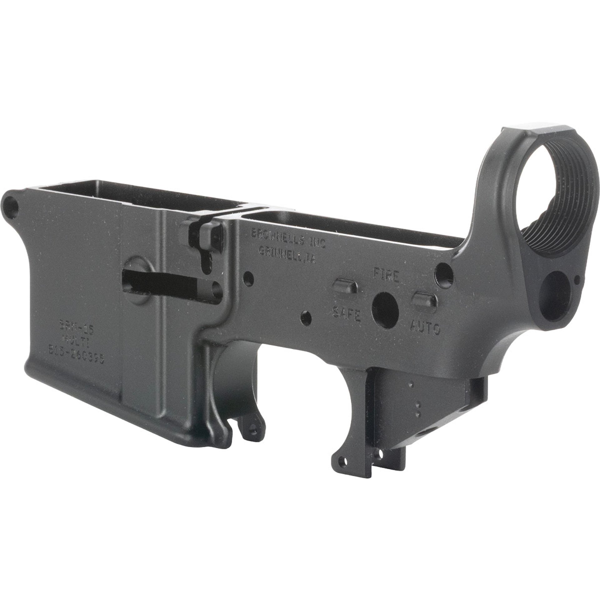 BRN-15 Stripped Forged Lower Receiver Black