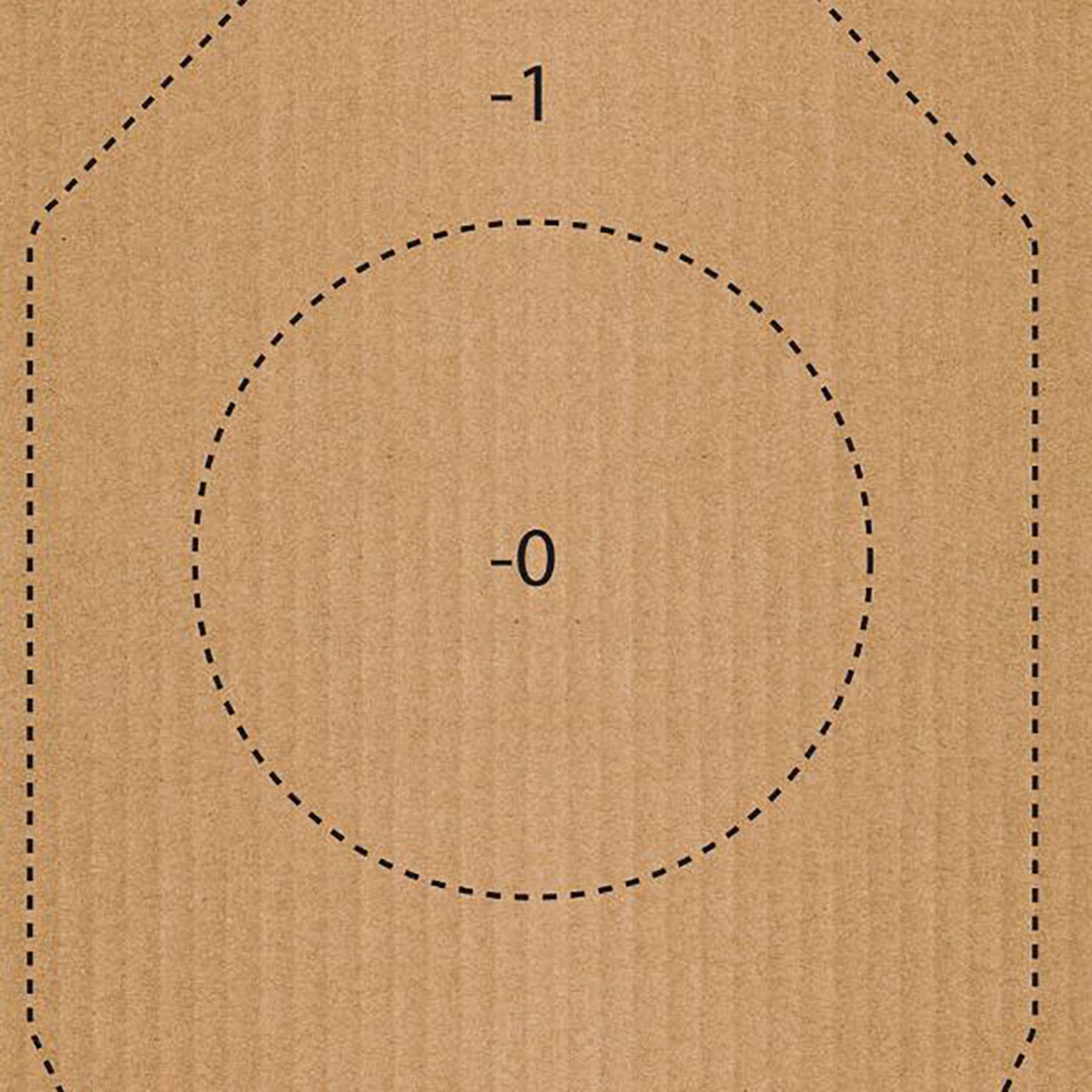 EZ Aim 18"x30" IPSC IDPA Silhouette Corrug Trgt/Backer 1/Pk