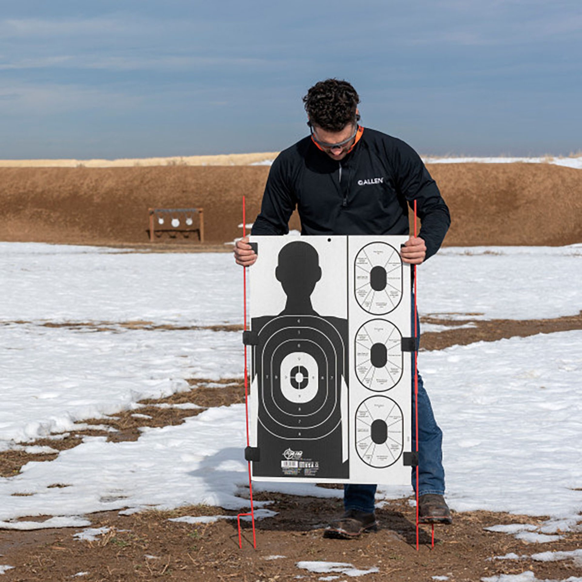 EZ Aim Stow-N-Go Target Stakes-Quick Setup Takedown Version