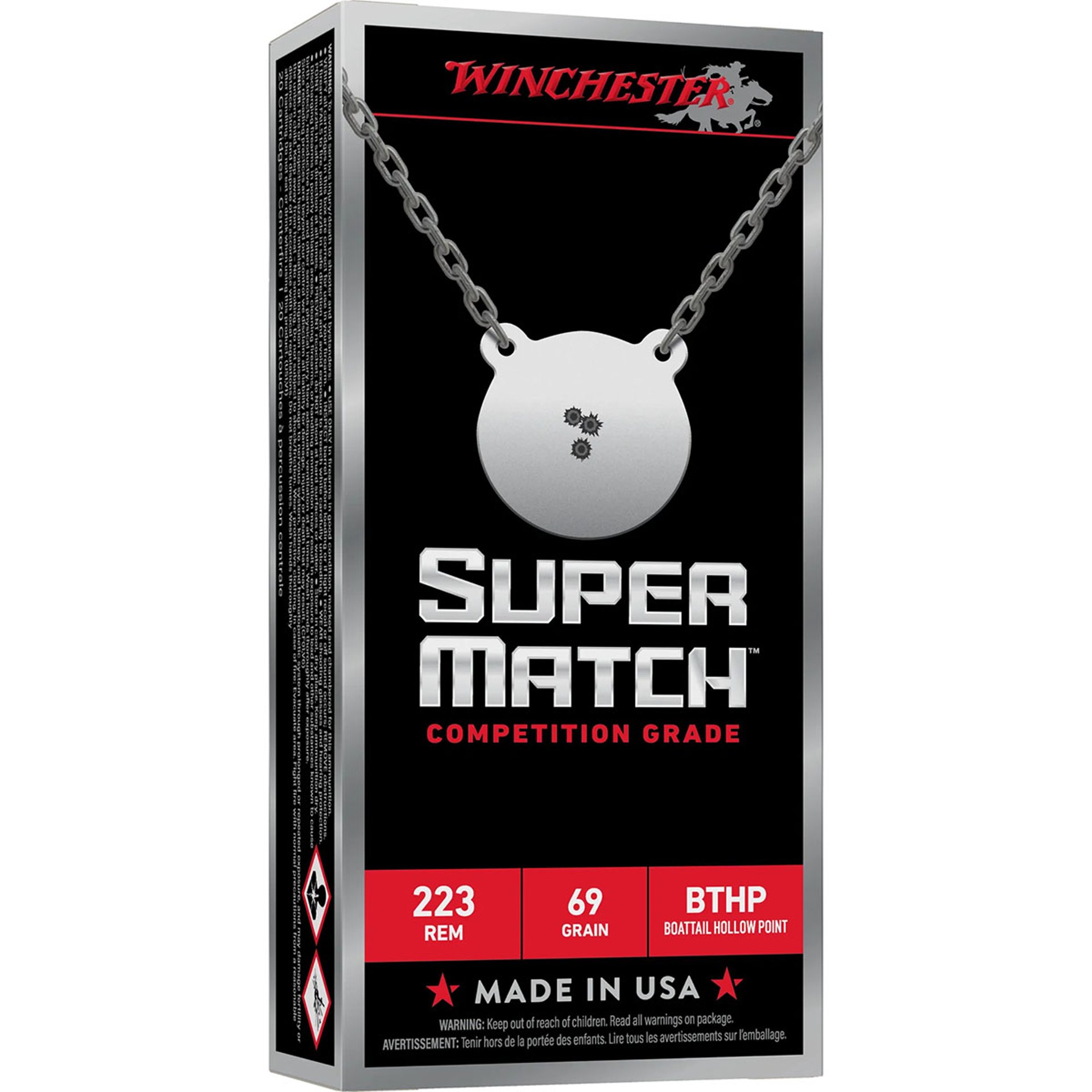 SUPER MATCH® 223 REMINGTON BTHP RIFLE AMMO