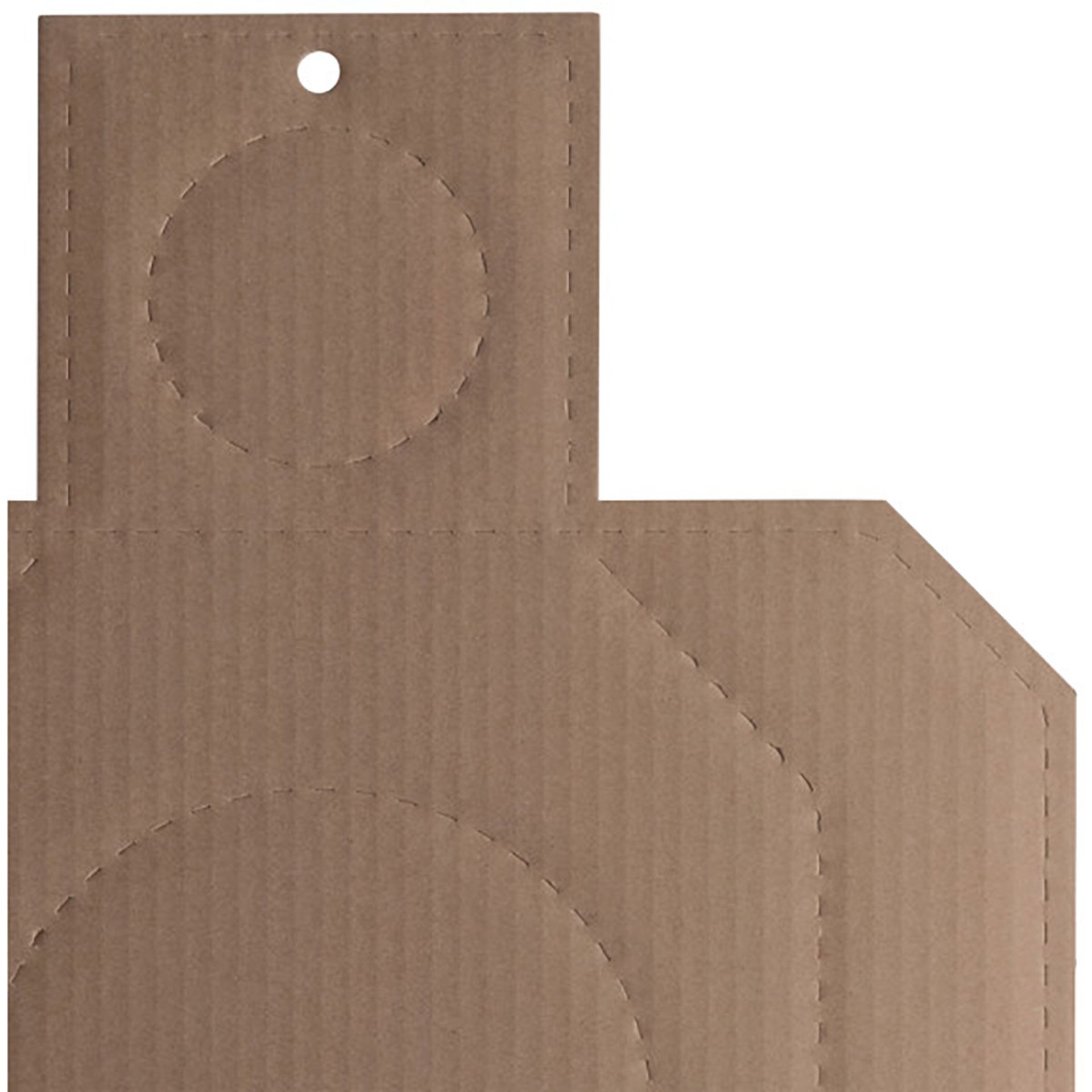 EZ Aim 18"x30" IPSC IDPA Silhouette Corrug Trgt/Backer 1/Pk