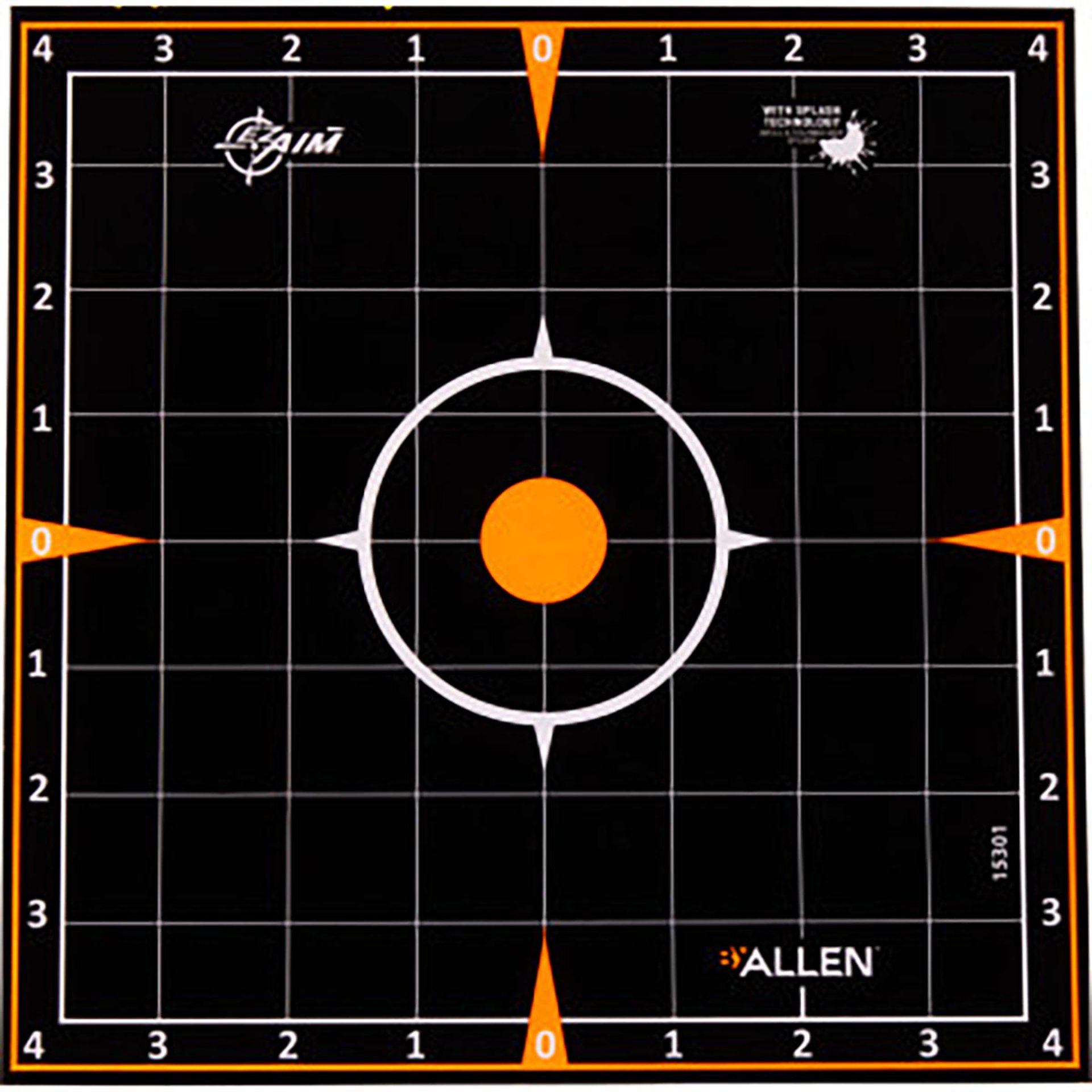 EZ Aim Splash Adhesive Sight-In 8"x8" Ppr Targets 6/Pack