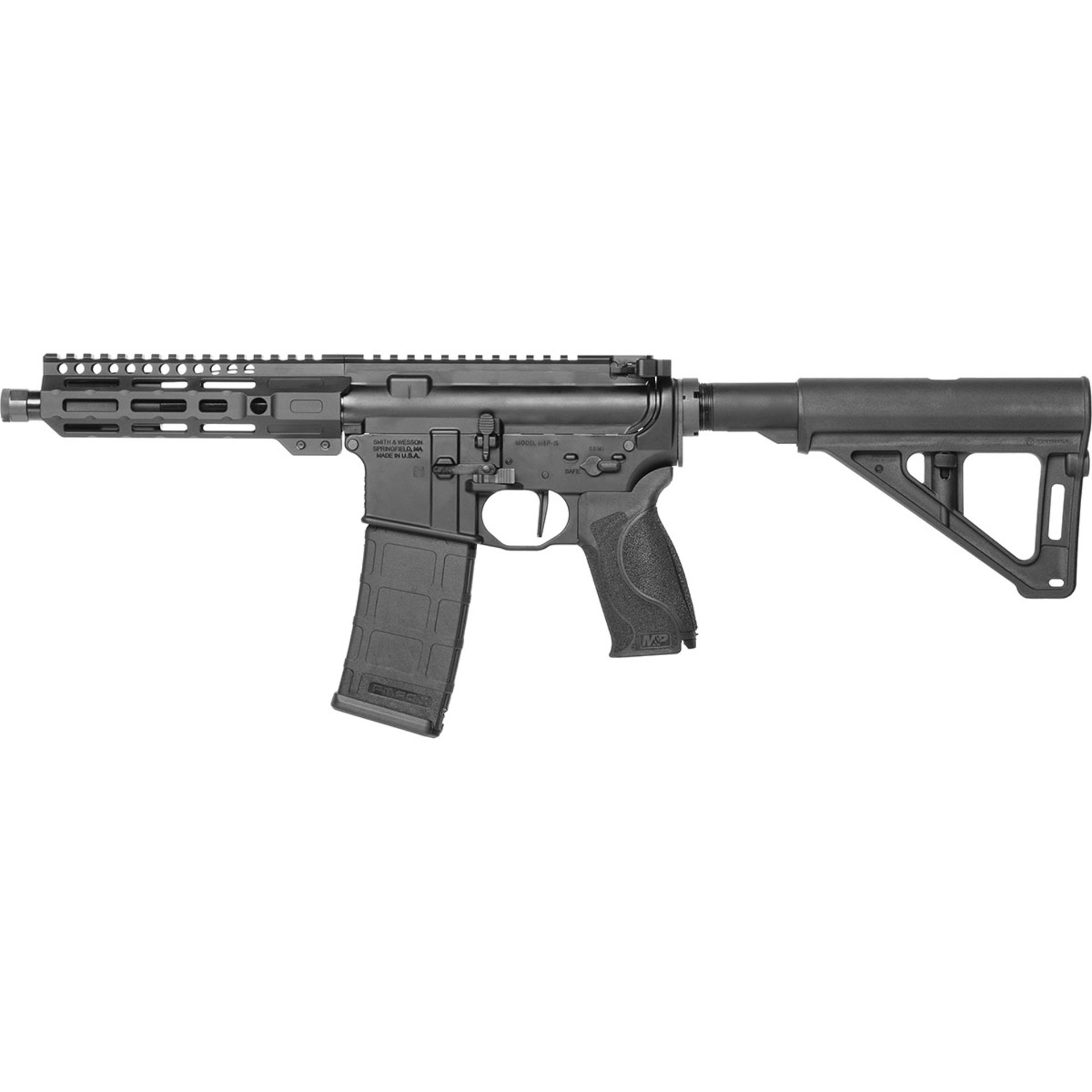 M&P 15 AXE 300BLK 8"BBL (1)30RD Mag Black