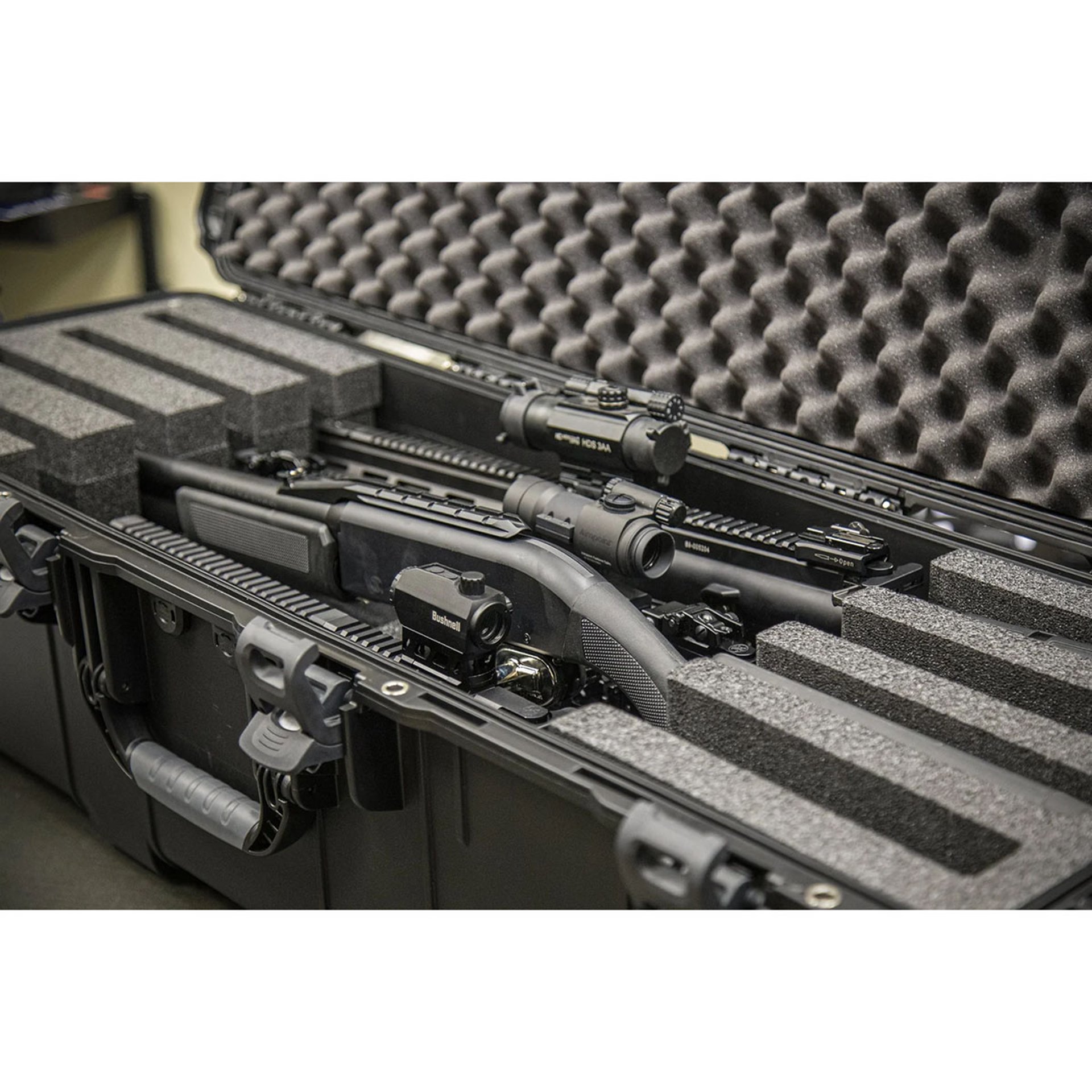 988 4-UP Rifle Case w/Foam 44.9"x16.3"x12.5" Black