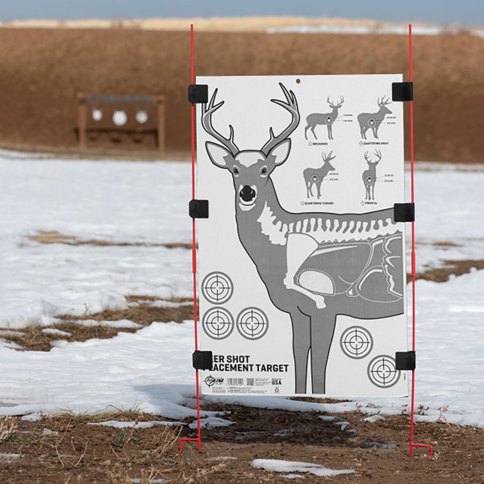 EZ Aim 23"x35" Deer Vitals Corrugated Target