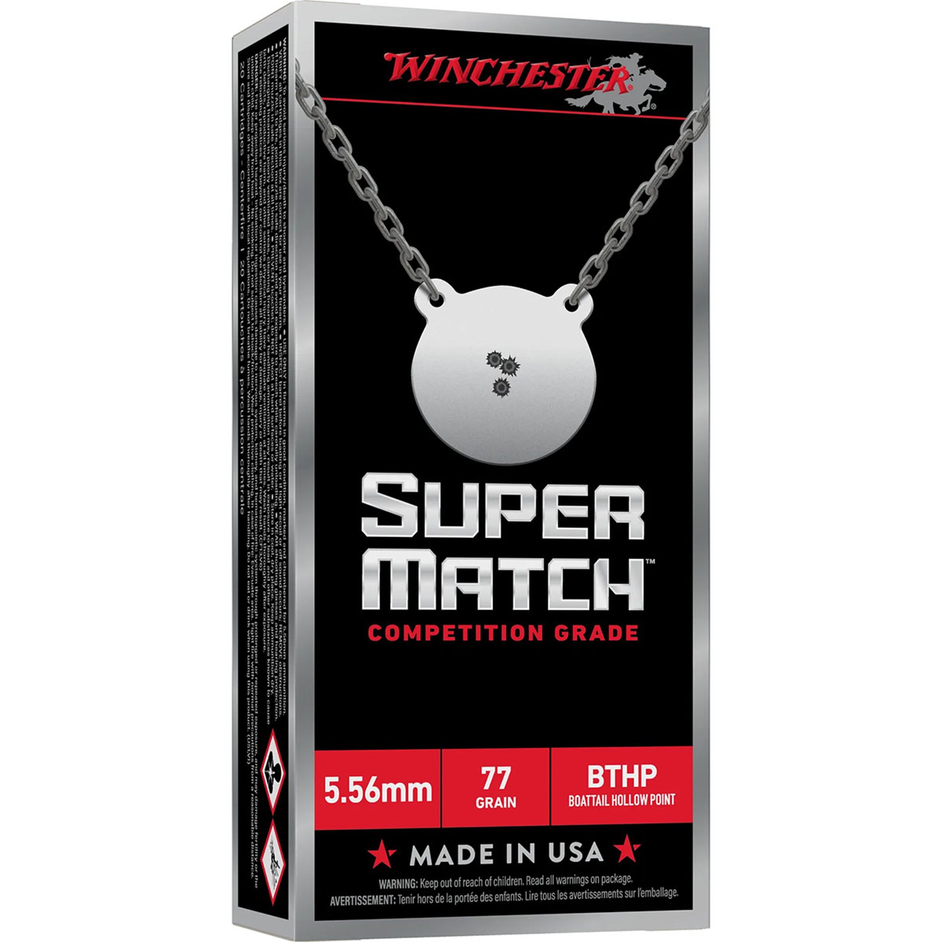 SUPER MATCH® 5.56 NATO BTHP RIFLE AMMO
