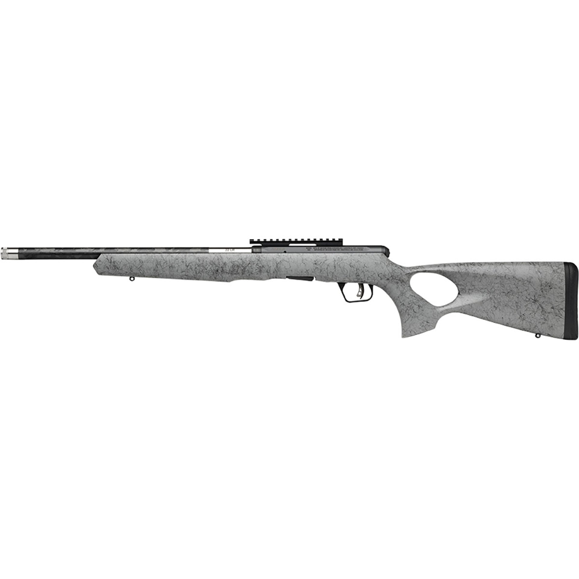 B Srs Timberlite T-Hole 22 LR 18"BBL (1)10RD Gray/Blk Web